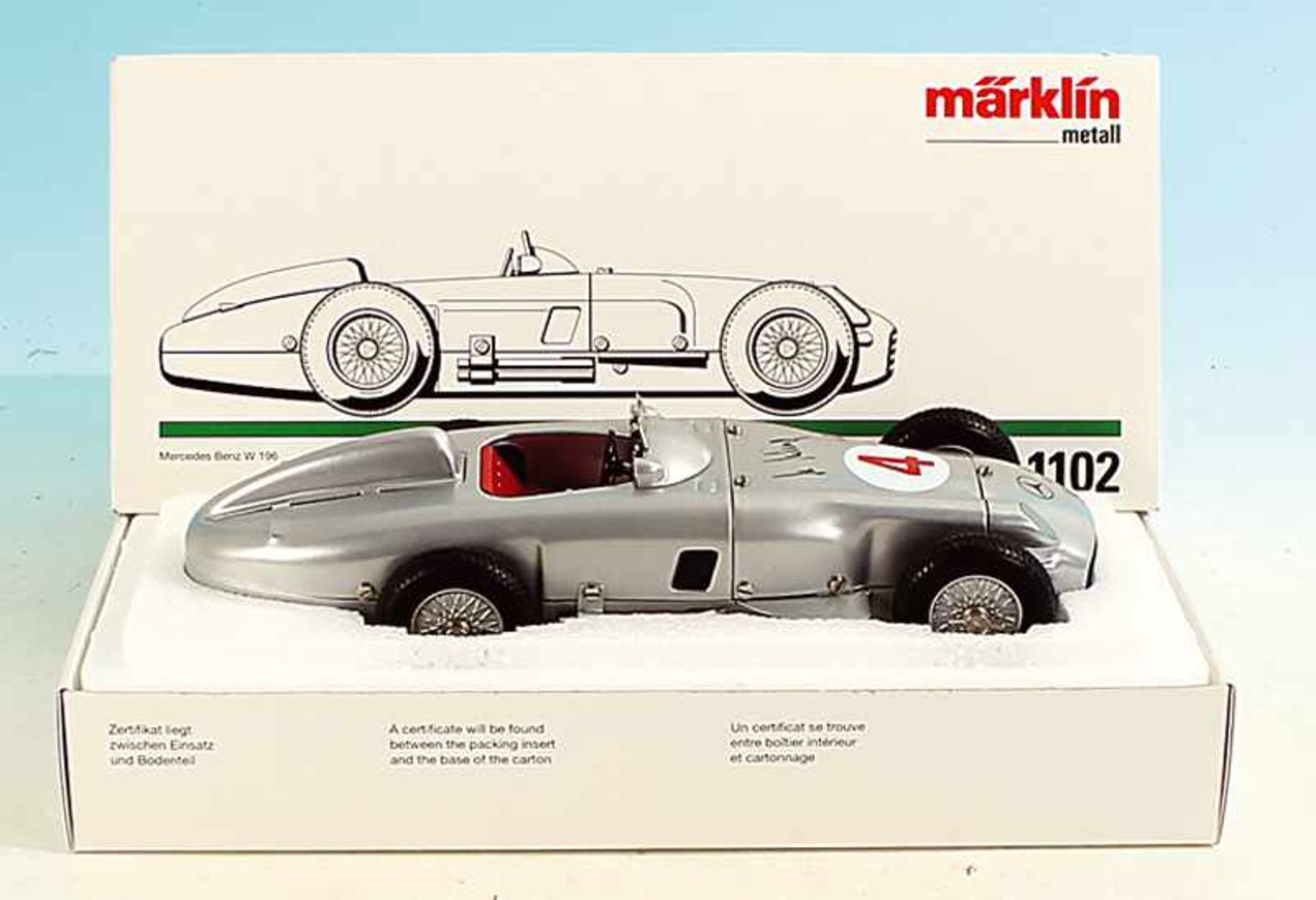 MARKLIN Replika Rennwagen Mercedes W 196, 1102