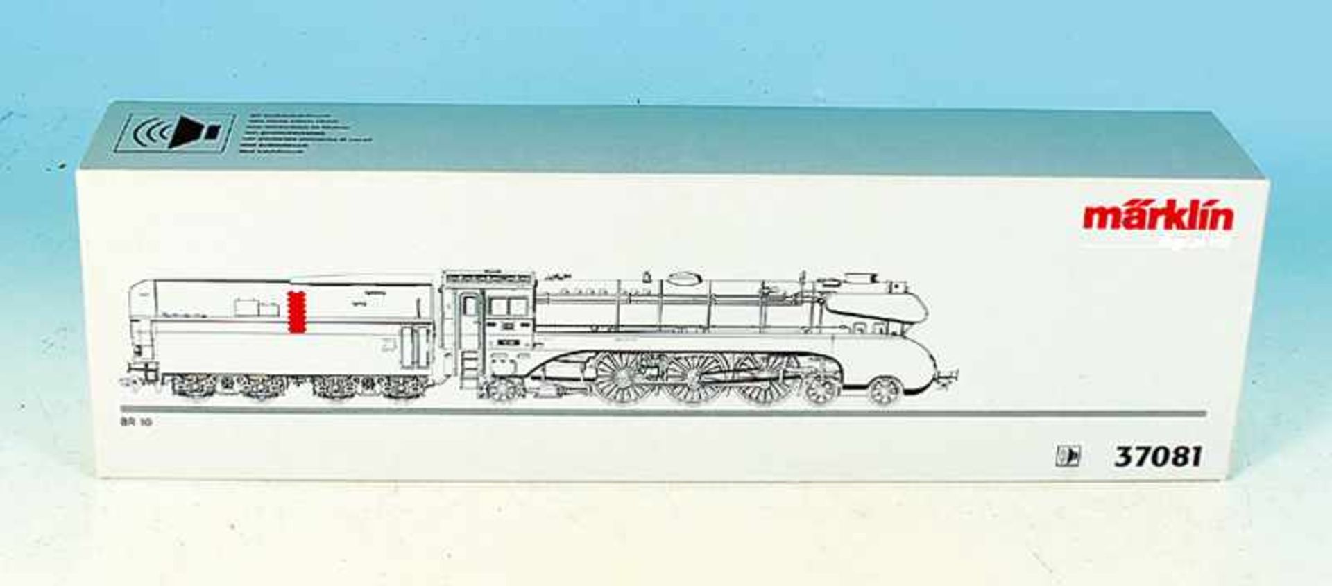 MÄRKLIN Dampflok 37081, BR 10, digital