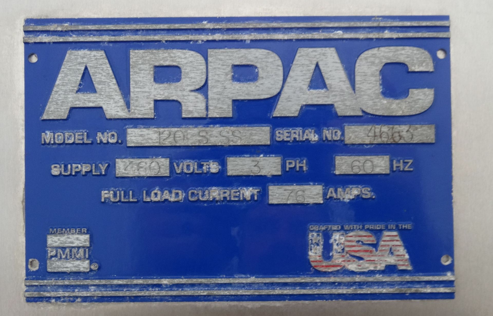 Arpac Capra 120LS-SS Shrink Bundler B5466 - Image 19 of 19