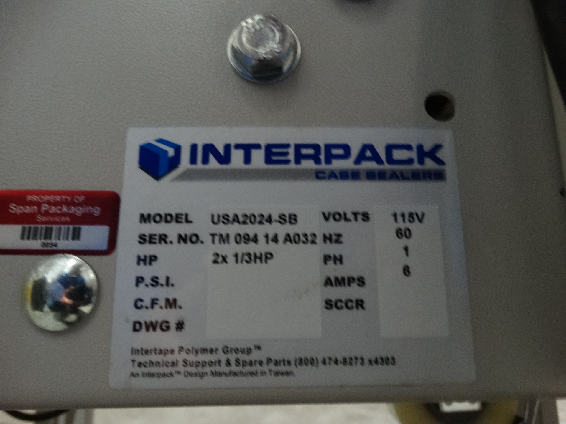 Interpack USA 2024 SB Top and Bottom Case Sealer H6653 - Image 6 of 6