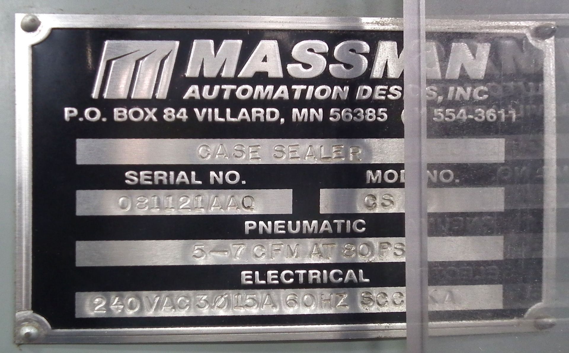 Massman CS AAQ Case Sealer B5948 - Image 15 of 15