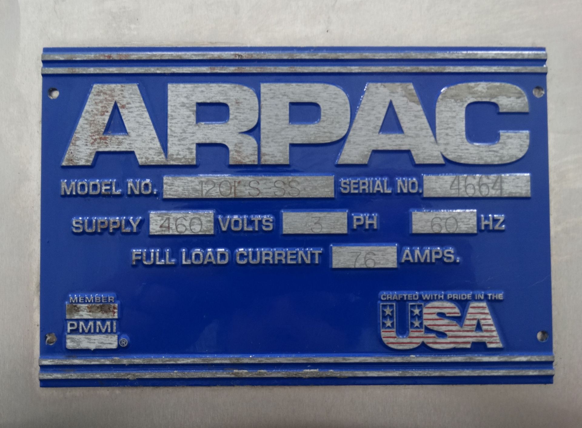 Arpac Capra 120LS-SS Shrink Bundler B5467 - Image 21 of 21