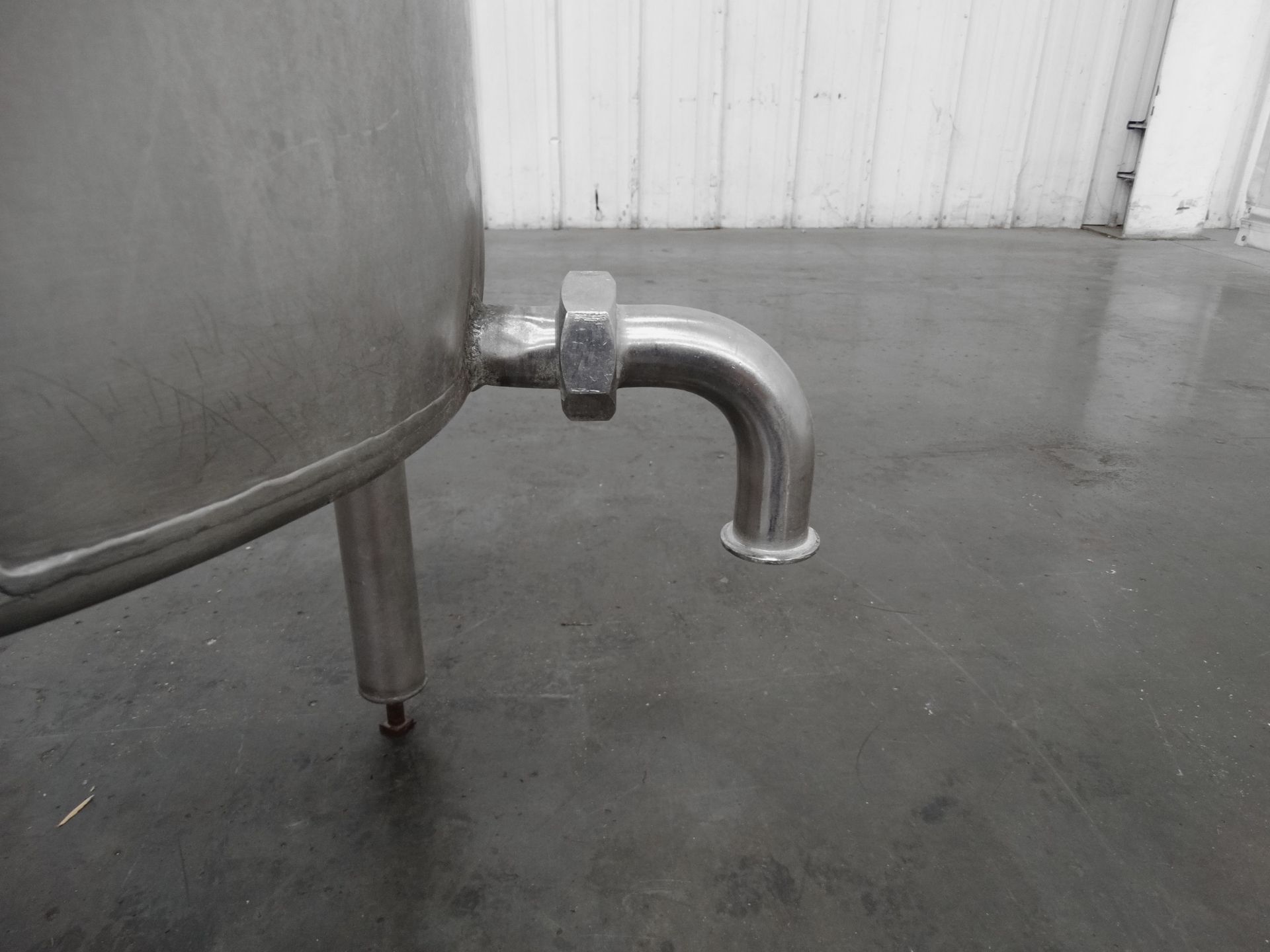 Single Wall Stainless Mixing Tank 75 Gallons B8429 - Image 9 of 9