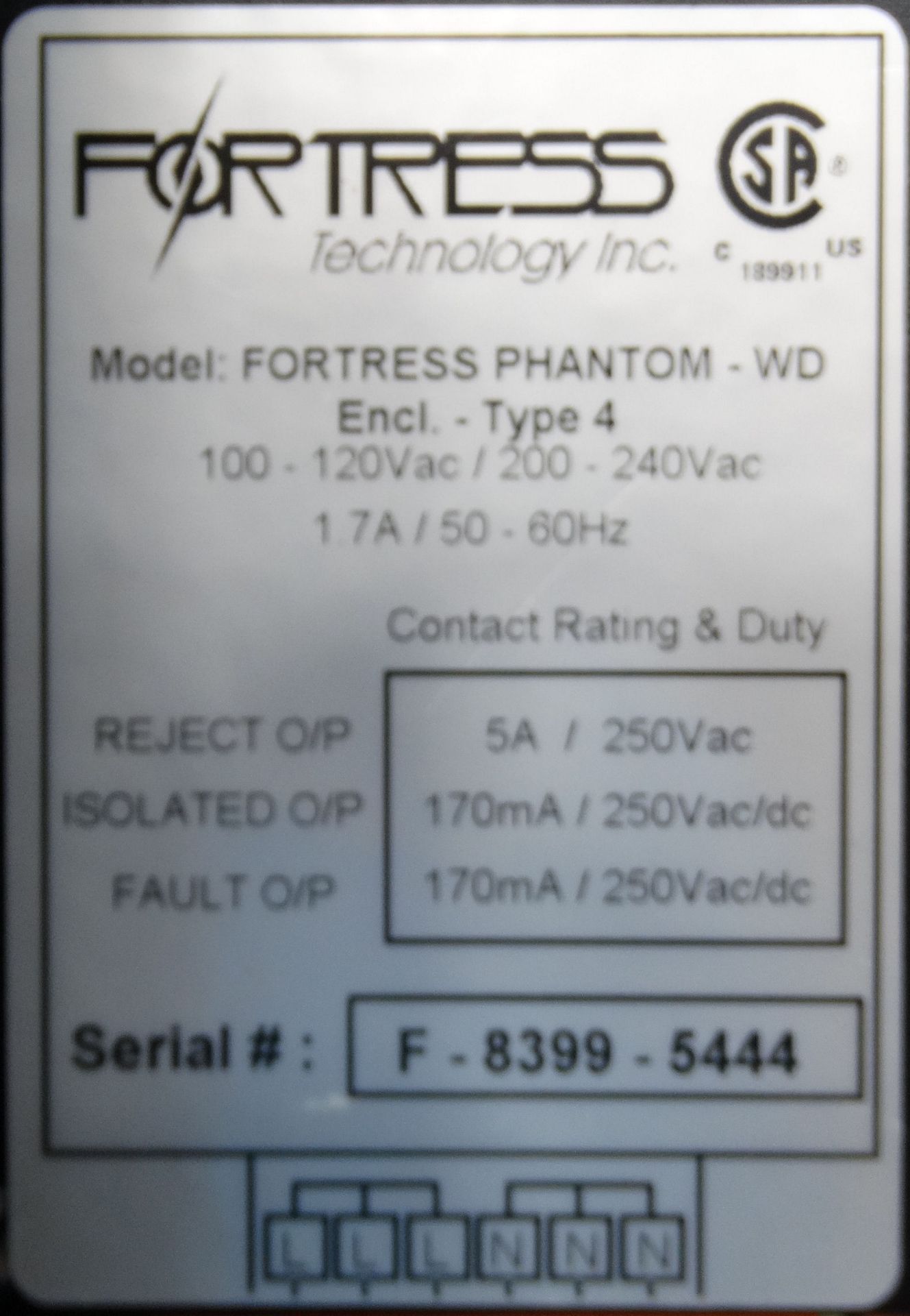 Fortress Phantom Metal Detector B5277 - Image 10 of 10