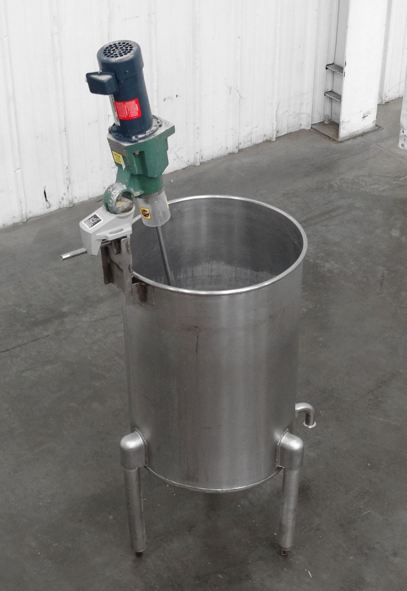 Single Wall Stainless Mixing Tank 75 Gallons B8429 - Image 3 of 9