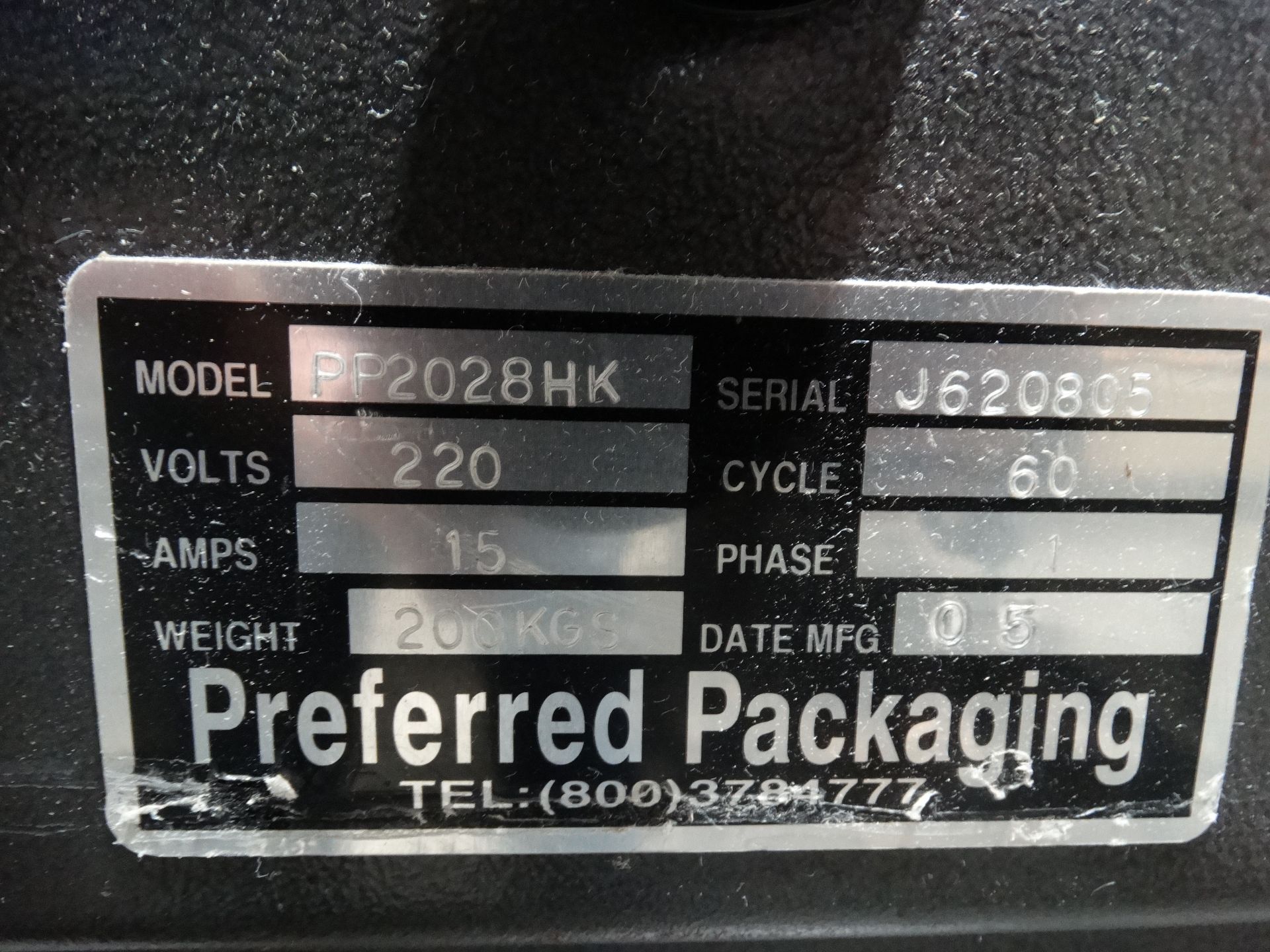 Preferred Packaging PP2028HK Manual L Bar Sealer H6654 - Image 9 of 9