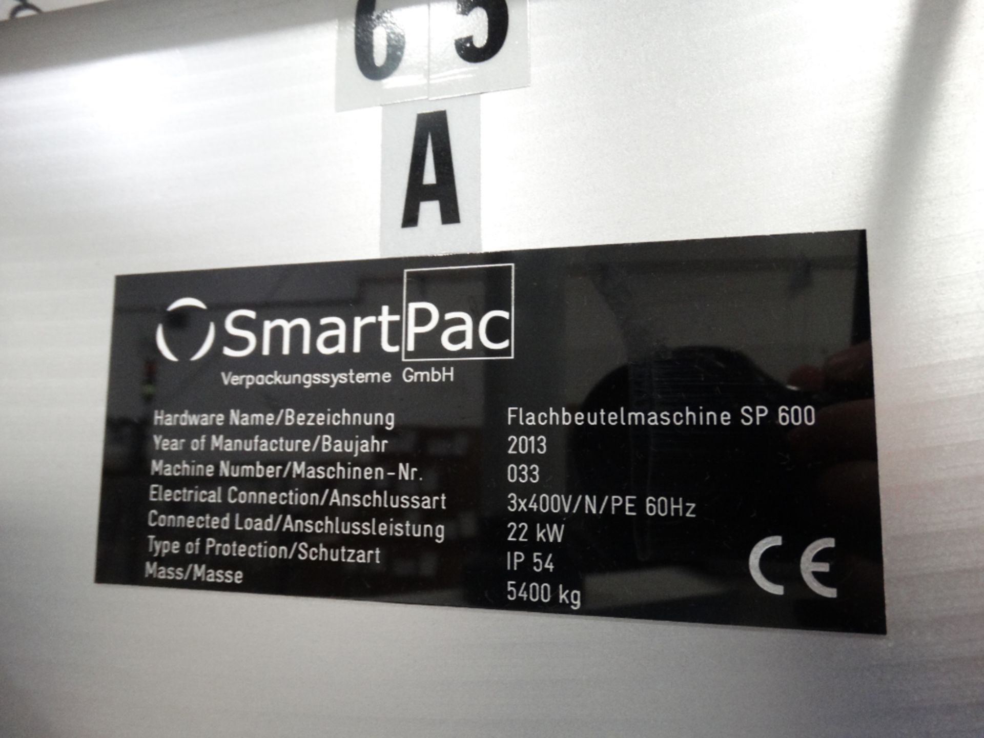 SmartPac SP 600 Liquid Vertical Form Fill and Seal H6675 - Image 22 of 22
