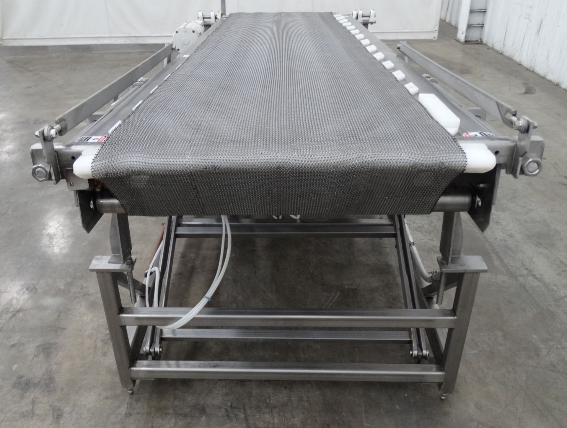 30" Wide x 132" Long Adjustable Incline Conveyor C1842 - Image 7 of 9