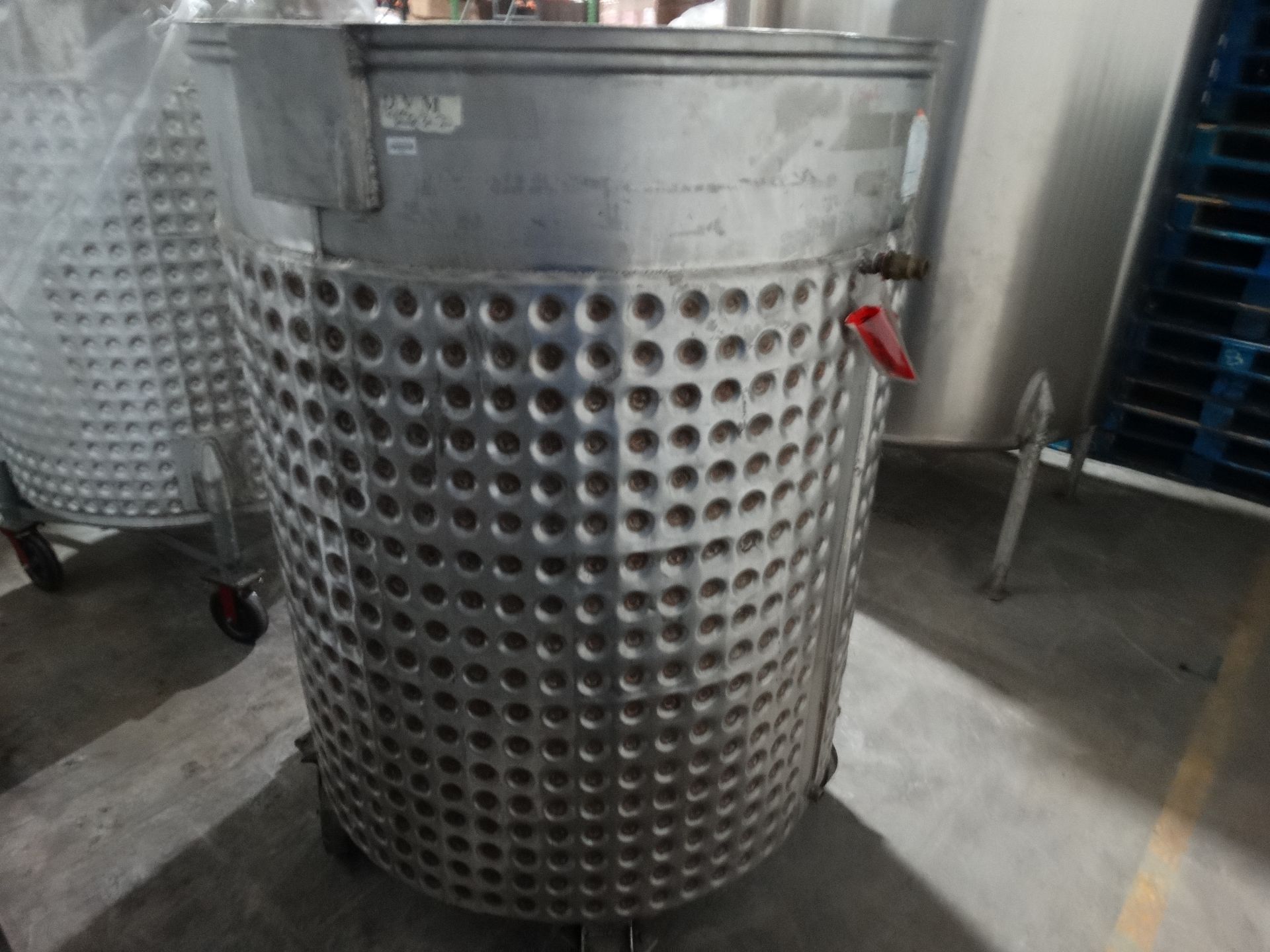 1400 Liter Stainless Steel Dimple Jacketed Tank H6650 - Image 3 of 6
