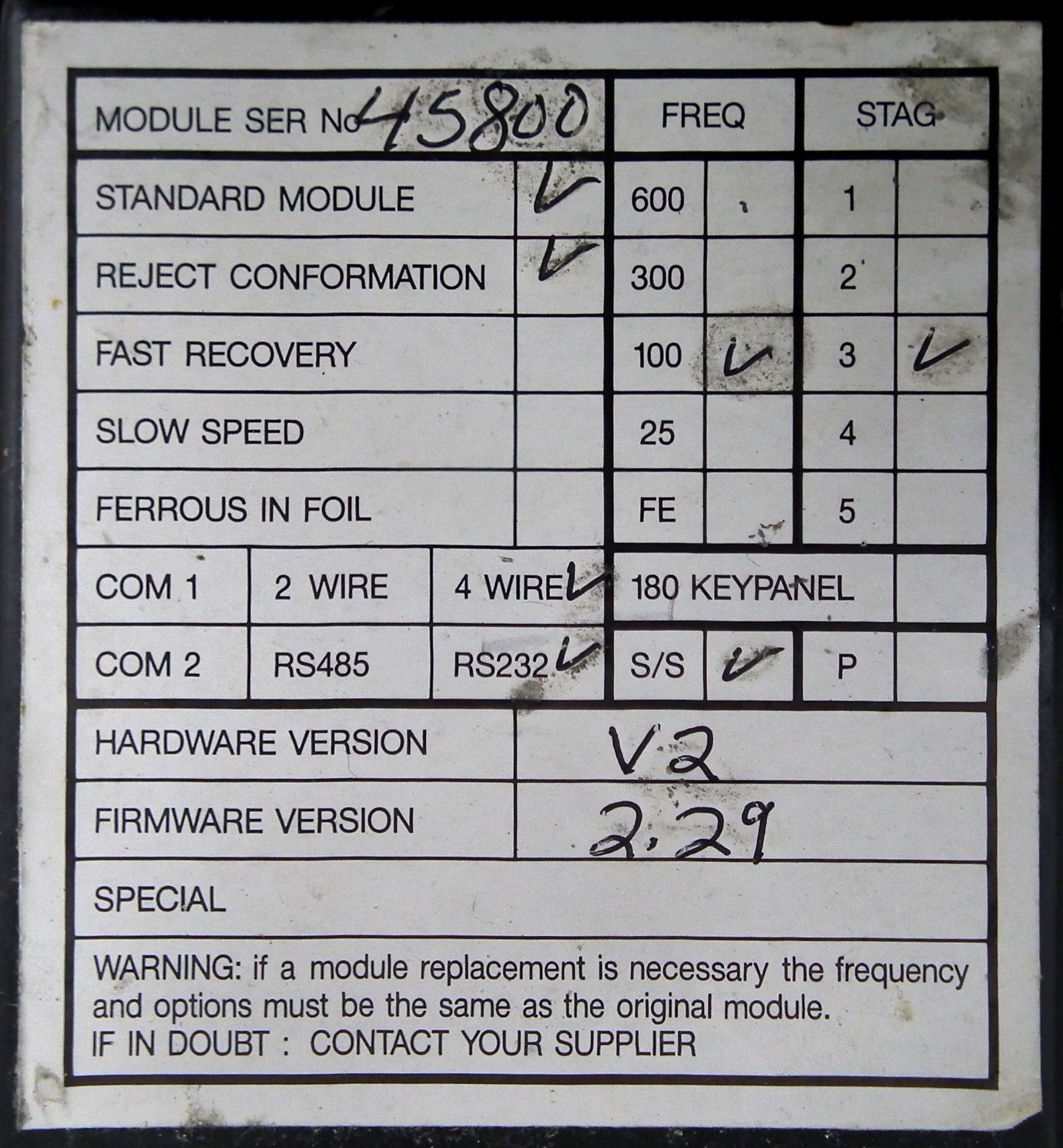 Safeline Metal Detector Head B5491 - Image 11 of 11