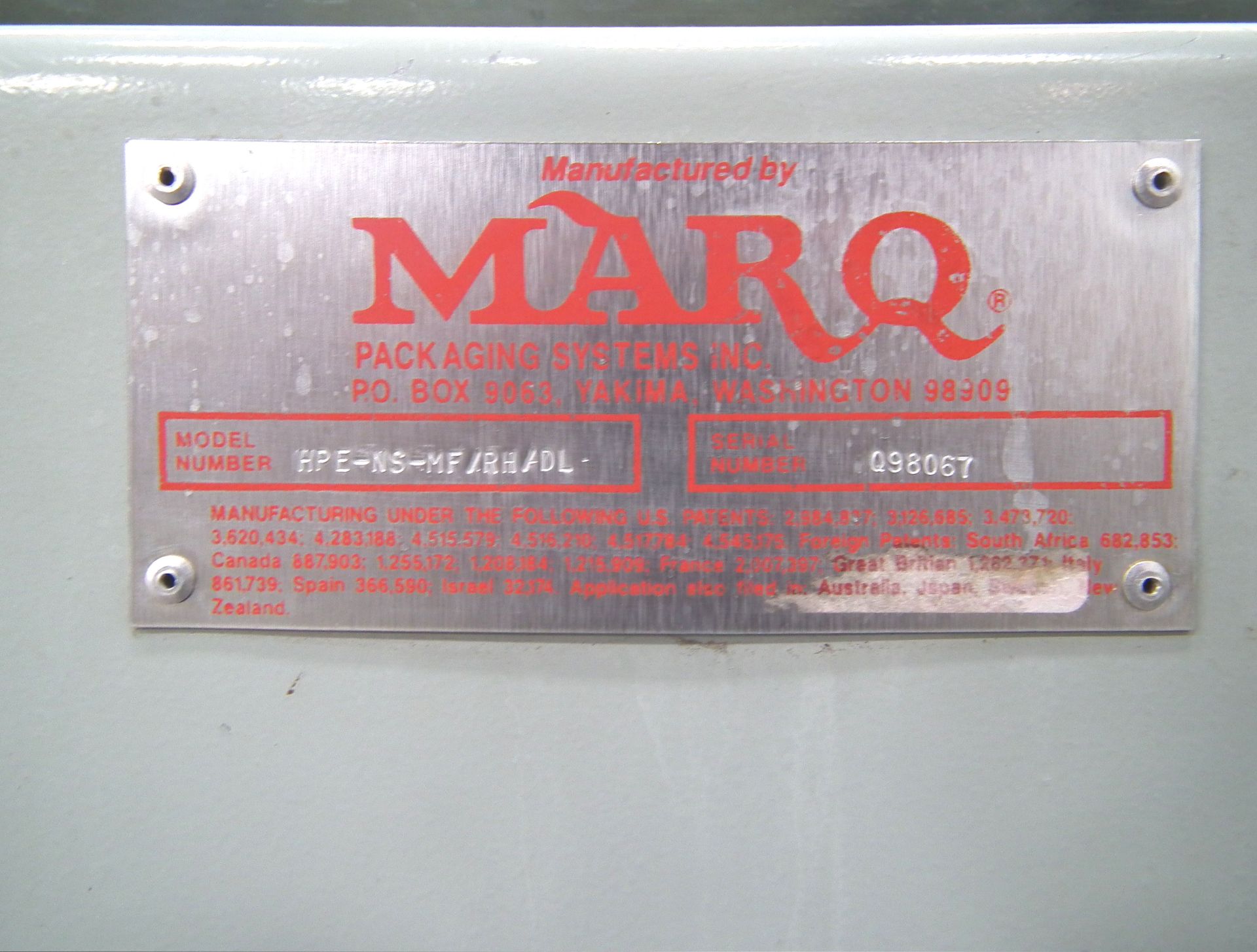 Marq Tuff HPE-NS Bottom Tape Case Erector B1380 - Image 15 of 15