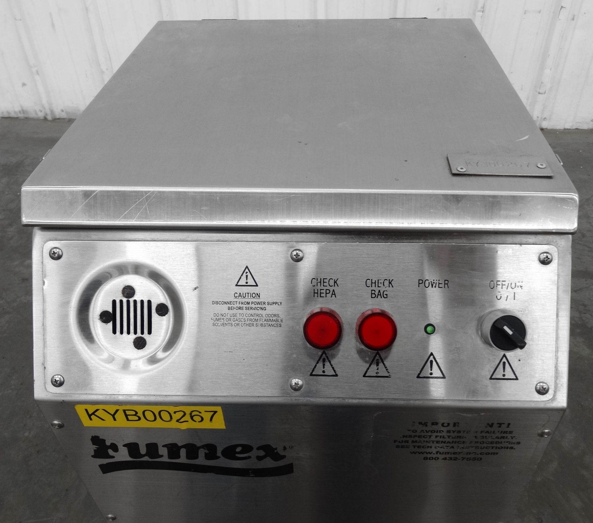 Fumex FA255 Air Filtration and Fume Extractor B5331 - Image 7 of 10