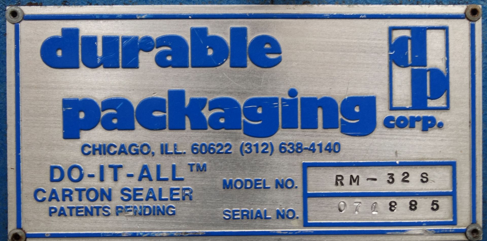 Durable Packaging RM-32S Carton Sealer - Image 7 of 7