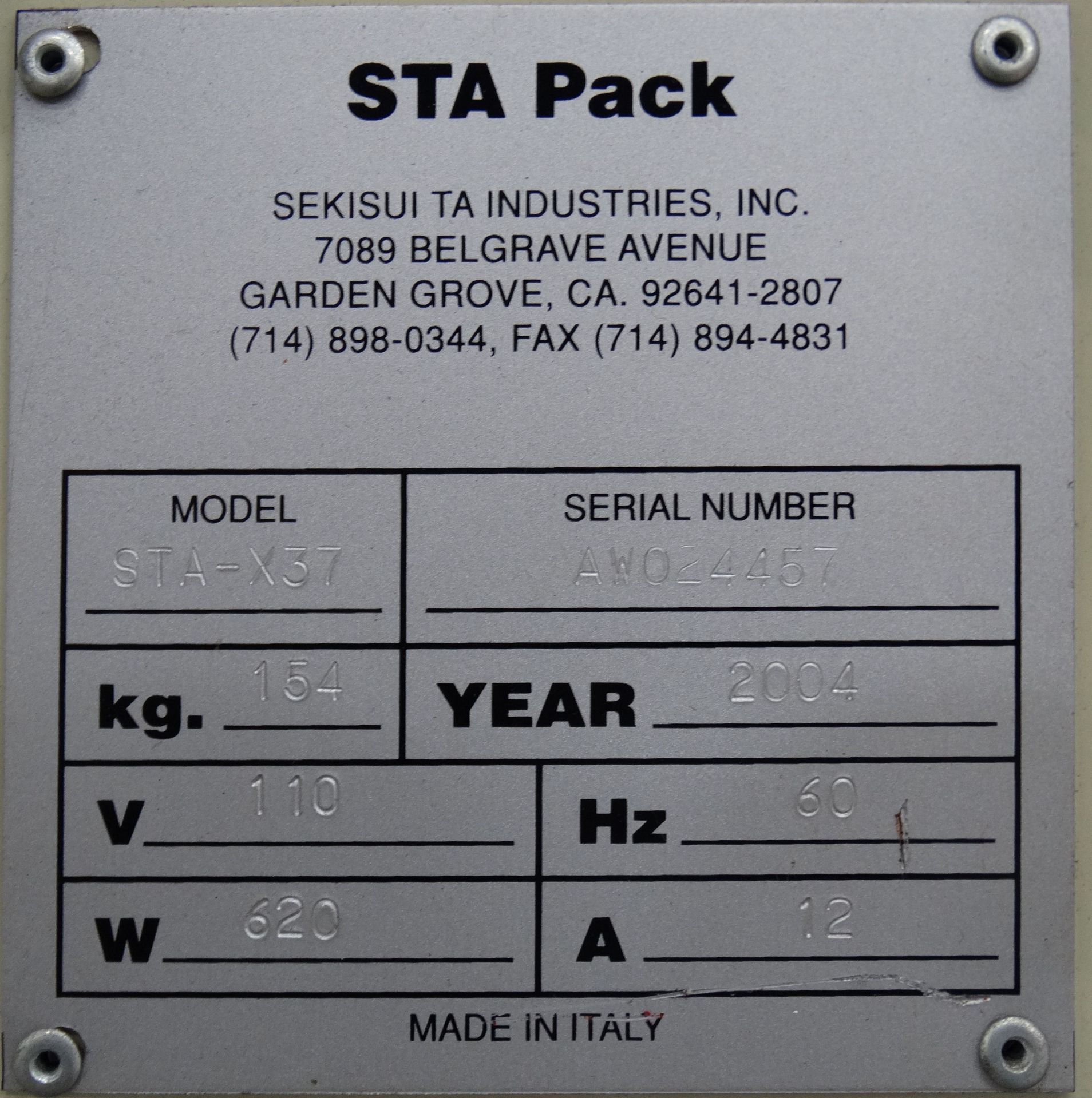 STA Pack STA-X37 Semi-Auto Random Case Sealer - Image 7 of 7