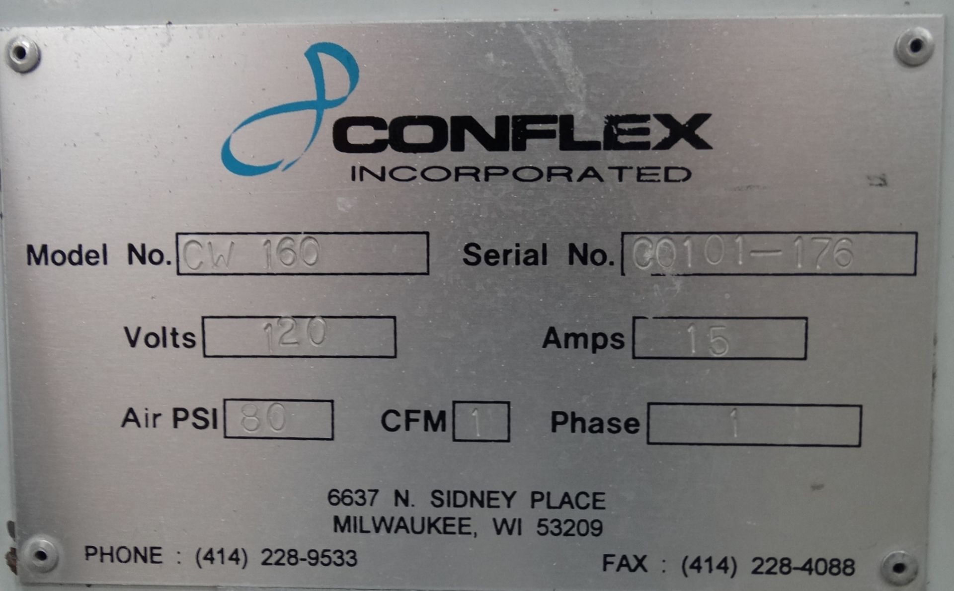 Conflex CW160 Horizontal Wrapper Lap Sealer - Image 12 of 12