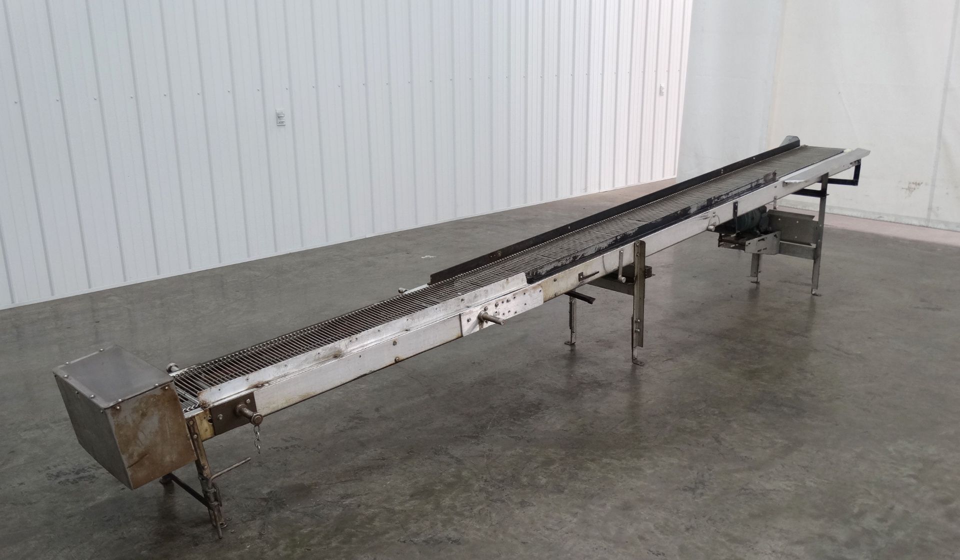12 Inch Wide x 15 Foot Long Steel Conveyor