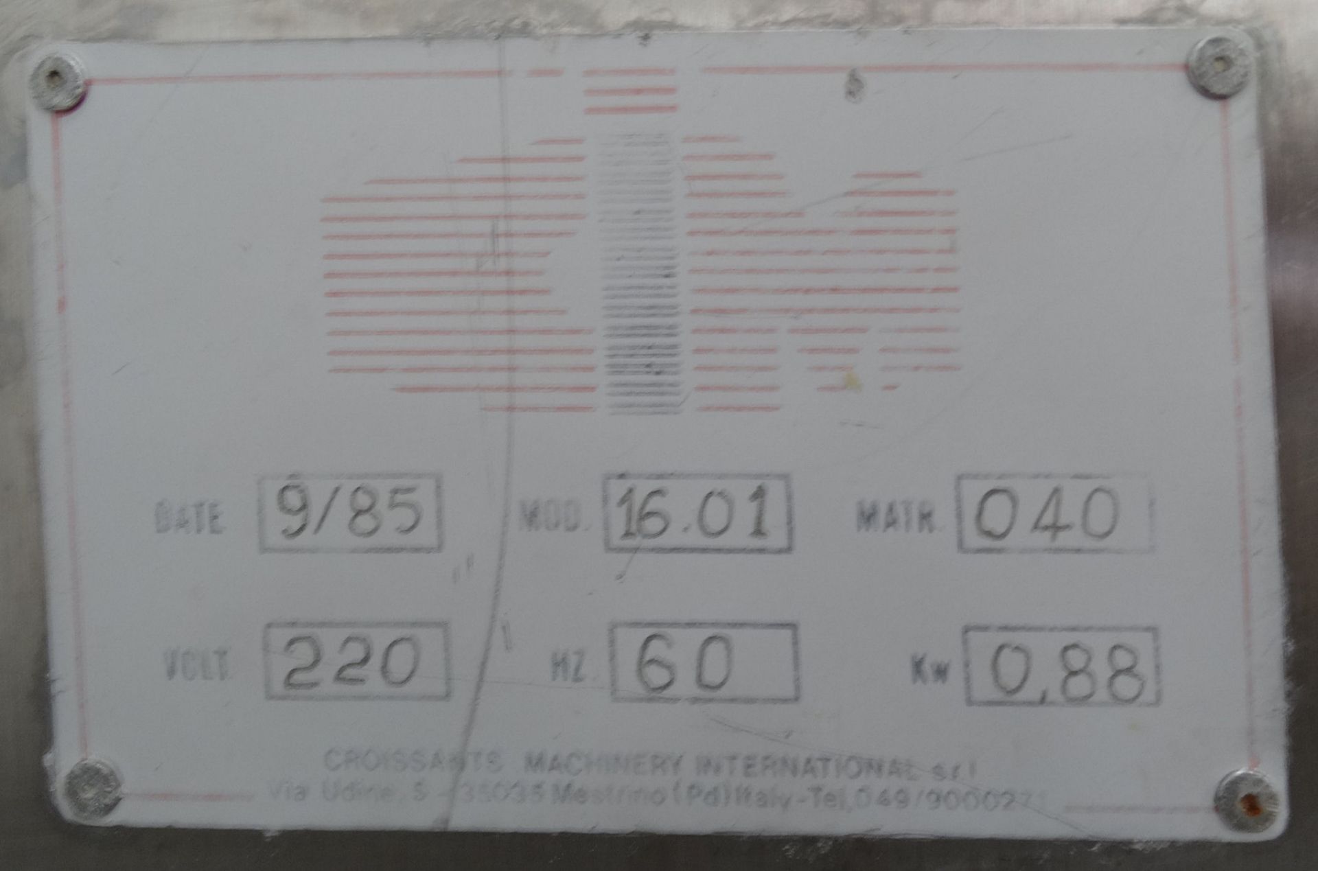 Rondo CIM International 16.01 Sheeter - Image 7 of 8