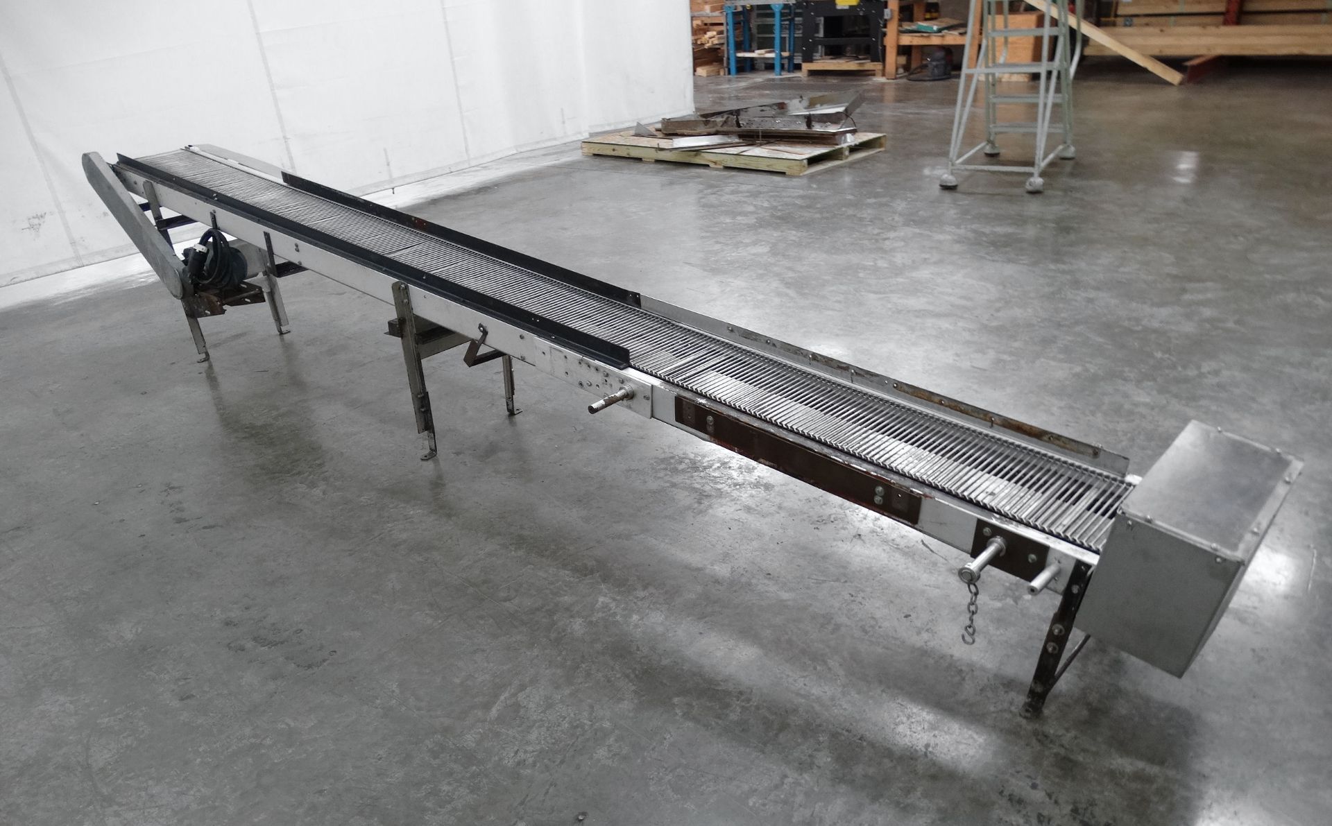 12 Inch Wide x 15 Foot Long Steel Conveyor - Image 7 of 10