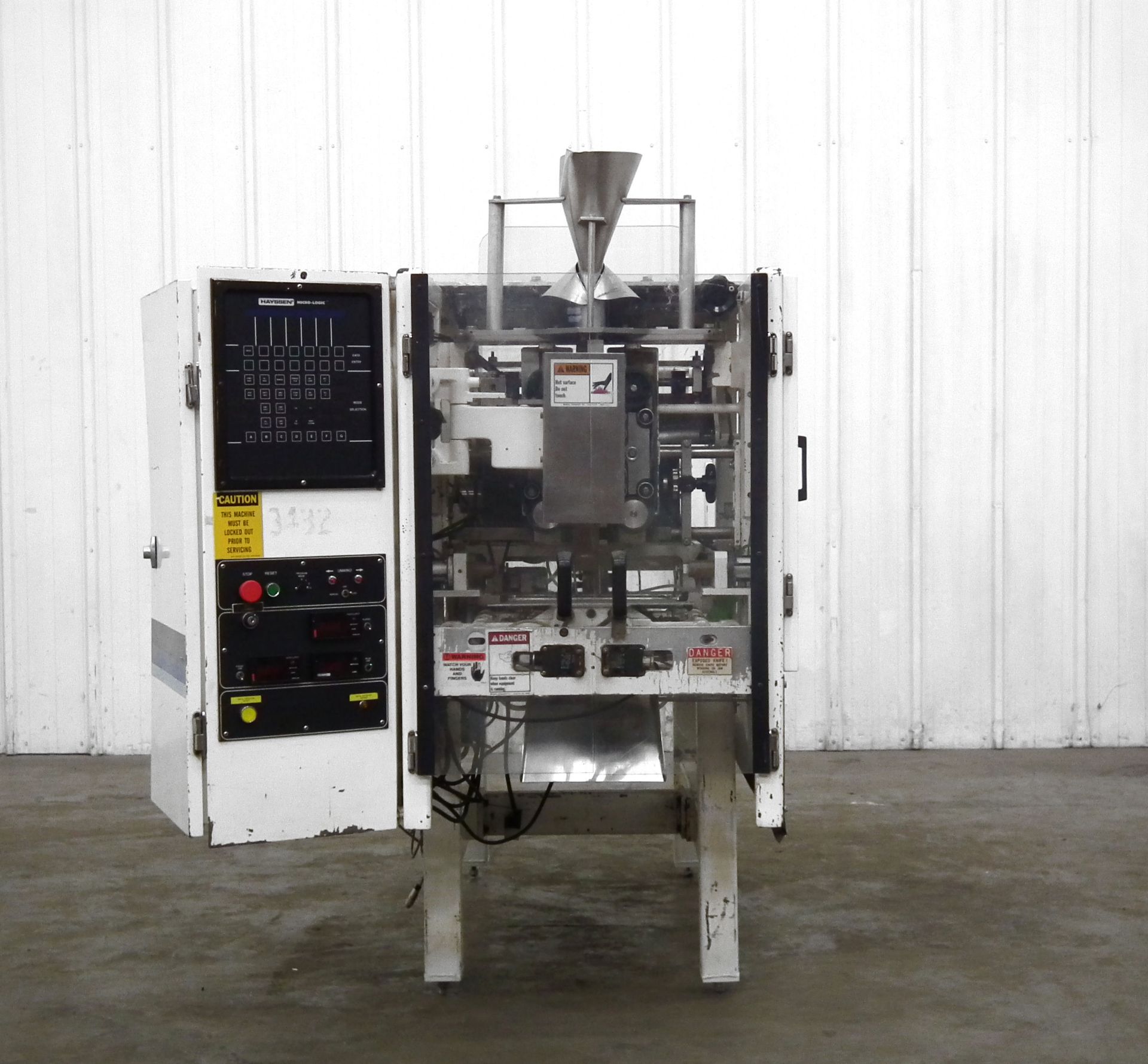 Hayssen 8-12 HR Single Tube Vertical Bagger - Image 2 of 15