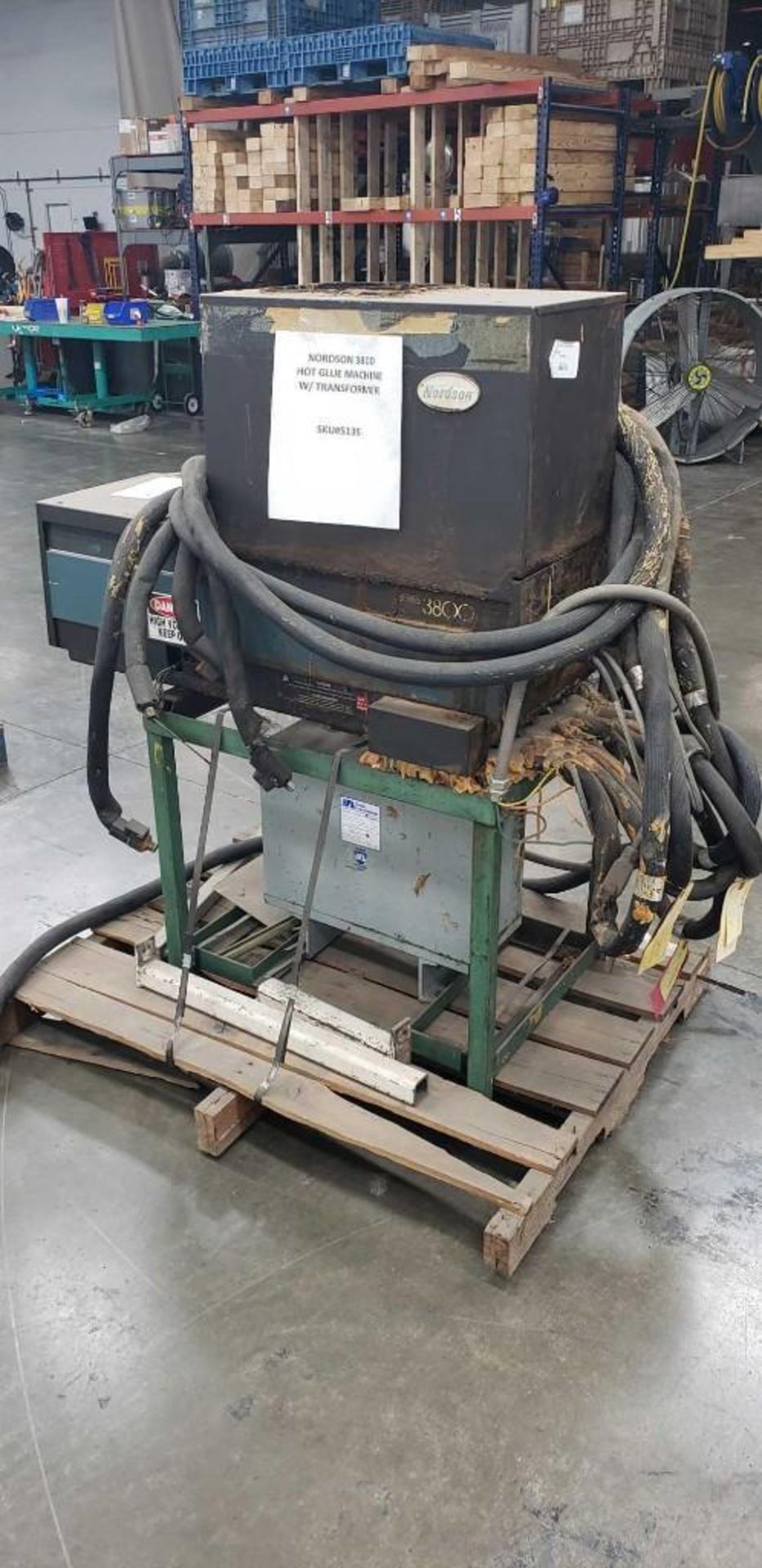 Nordson 3800 Hot Glue Machine with Acme Transformer - Image 3 of 7