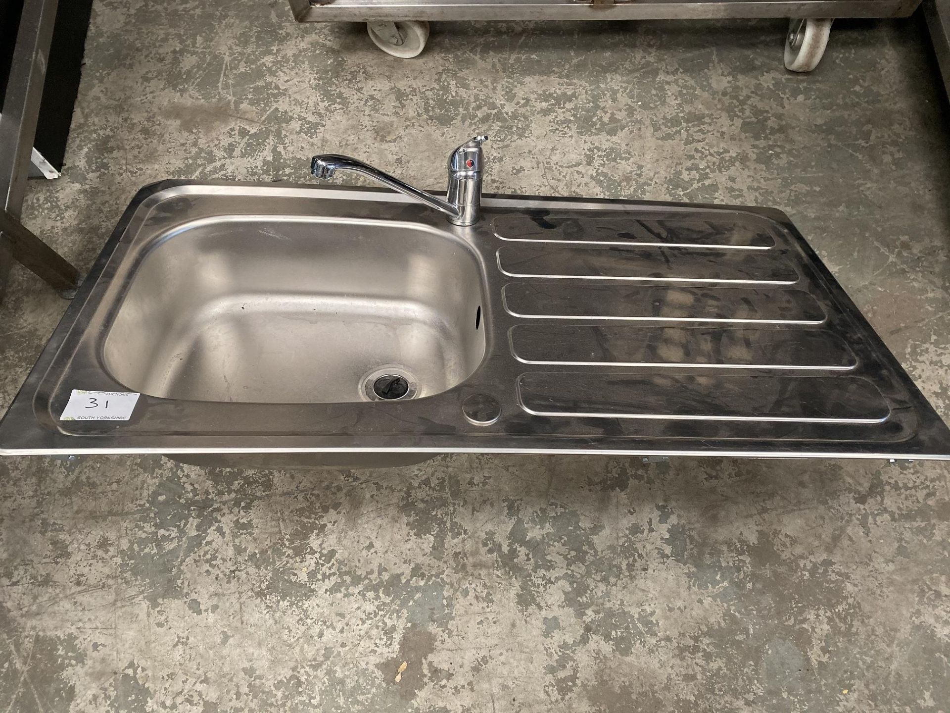 Stainless Sink Top with Mixer Tap