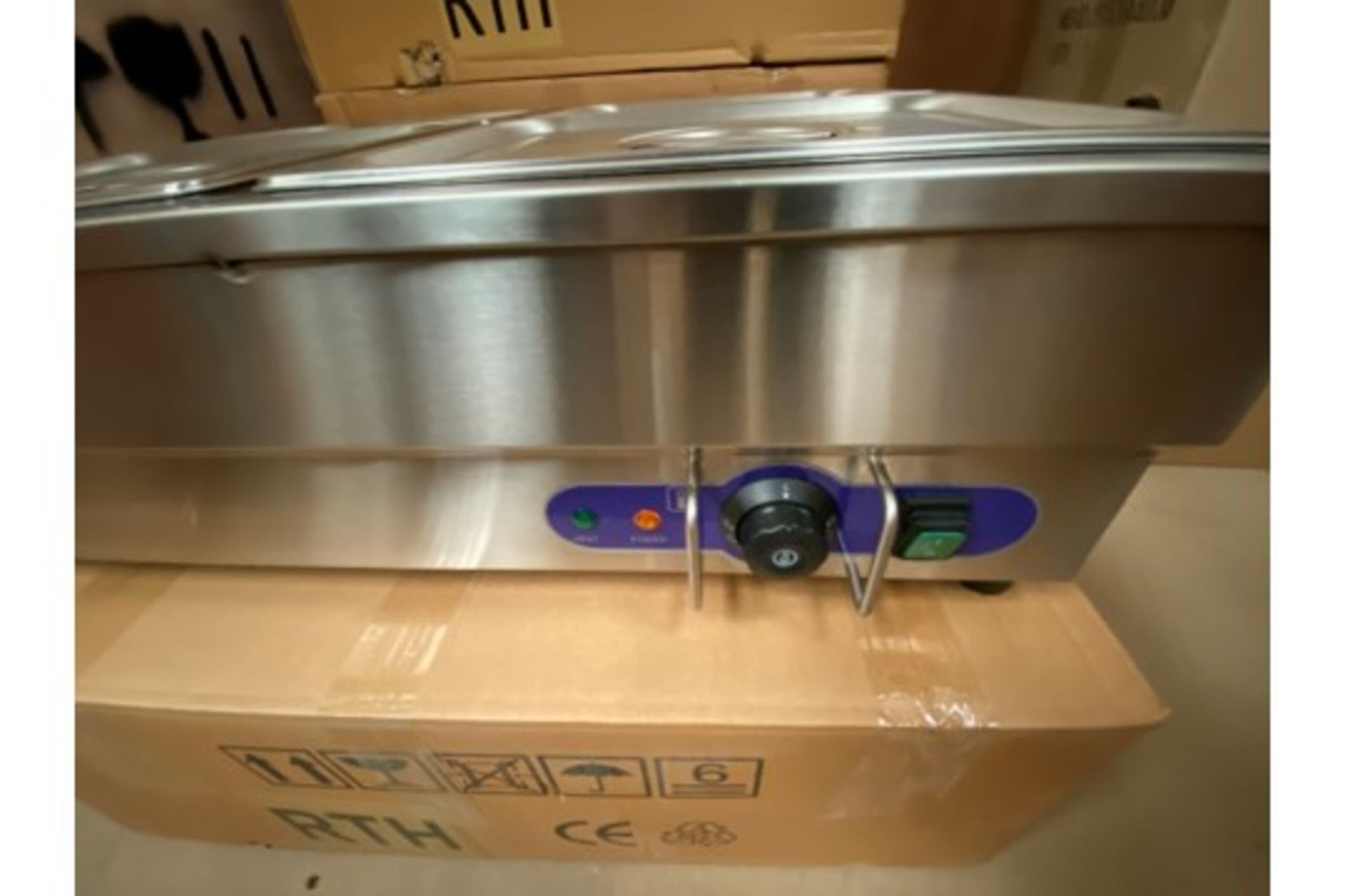 New Boxed 4 Pot Wet Well Bain Marie