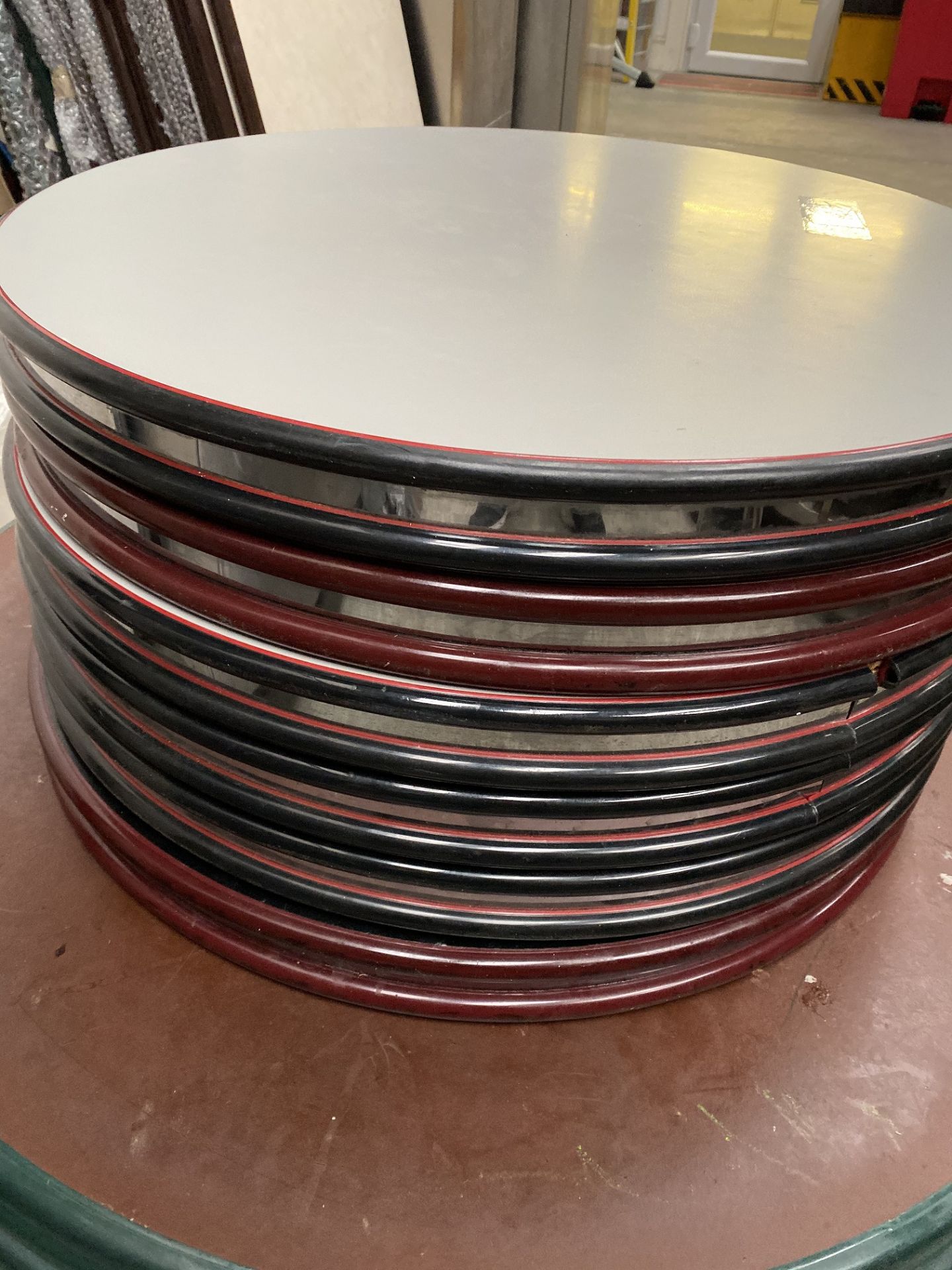 6 Heavy Duty Double Thick Round Table Tops, 760 mm Dia