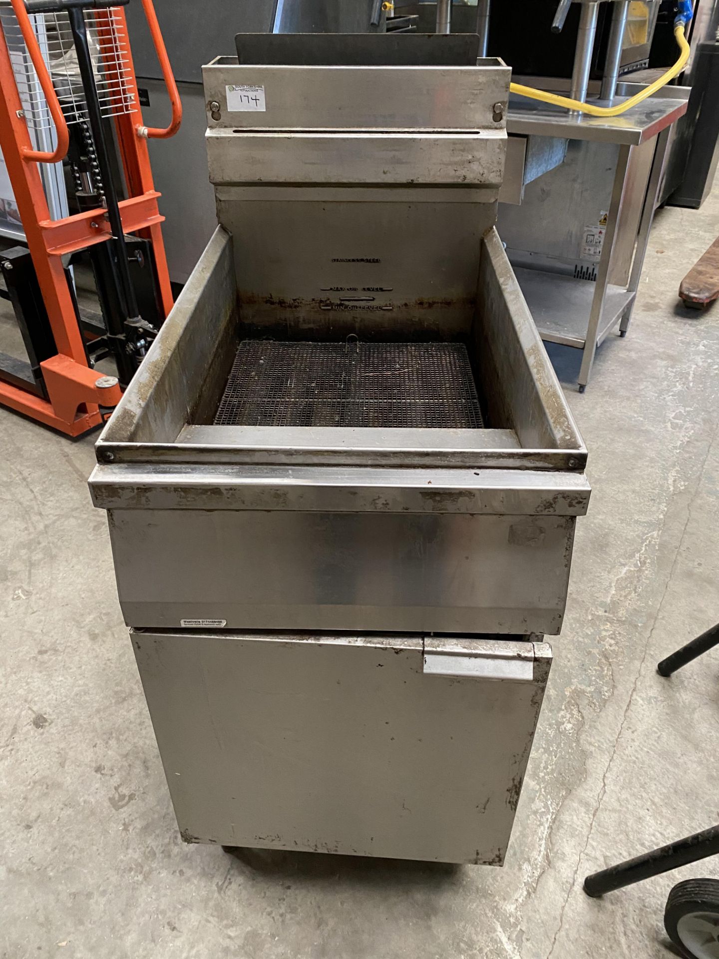 Hobart Double Gas Fryer No Baskets