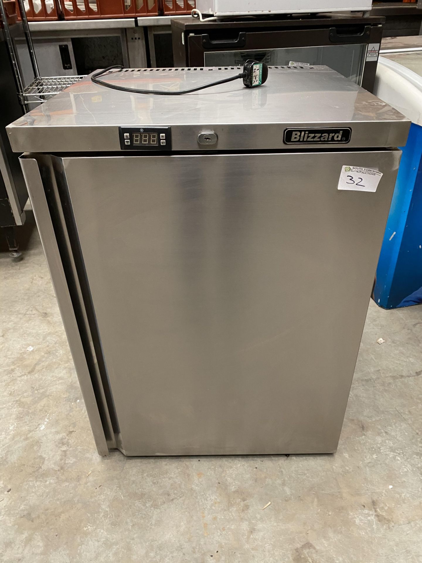 Blizzard Stainless Steel Undercounter Freezer