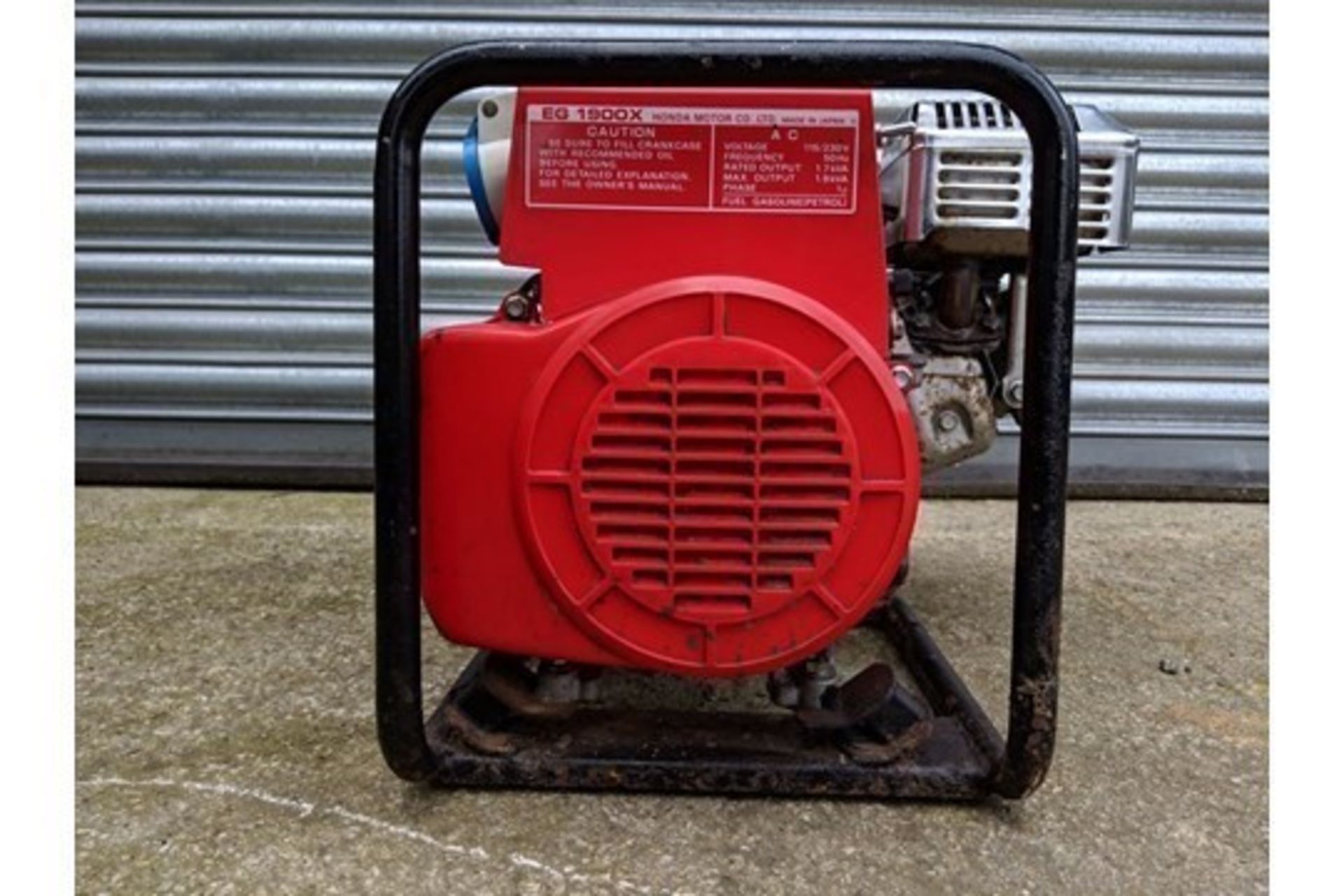 Honda EG1900X 1.9Kva Petrol Generator200 - Image 2 of 5