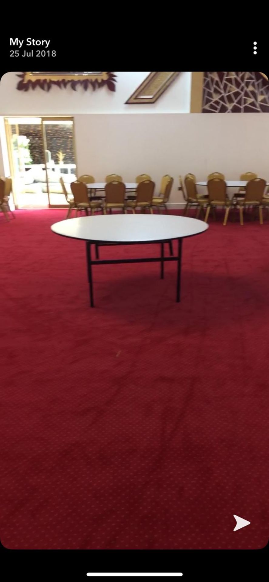 1 Roll, Red Wilton Carpet 13 metres x 4 Metres - Image 3 of 5