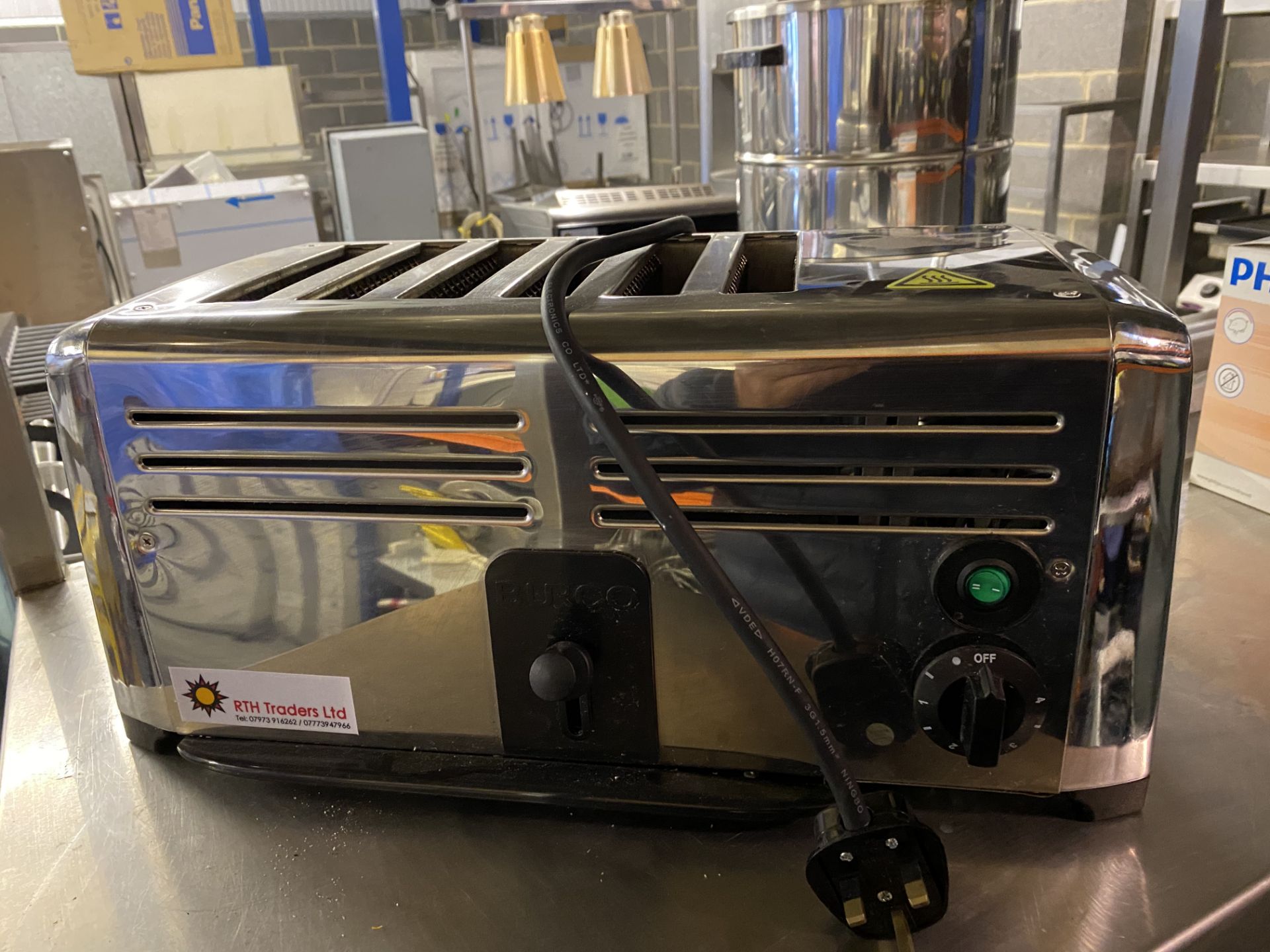 Burco 6 Slot Toaster