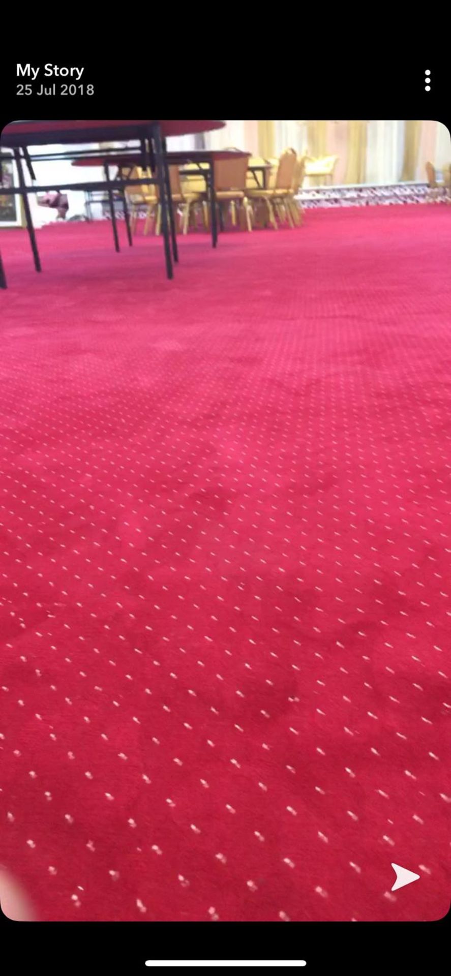 1 Roll, Red Wilton Carpet 13 metres x 4 Metres - Image 5 of 5