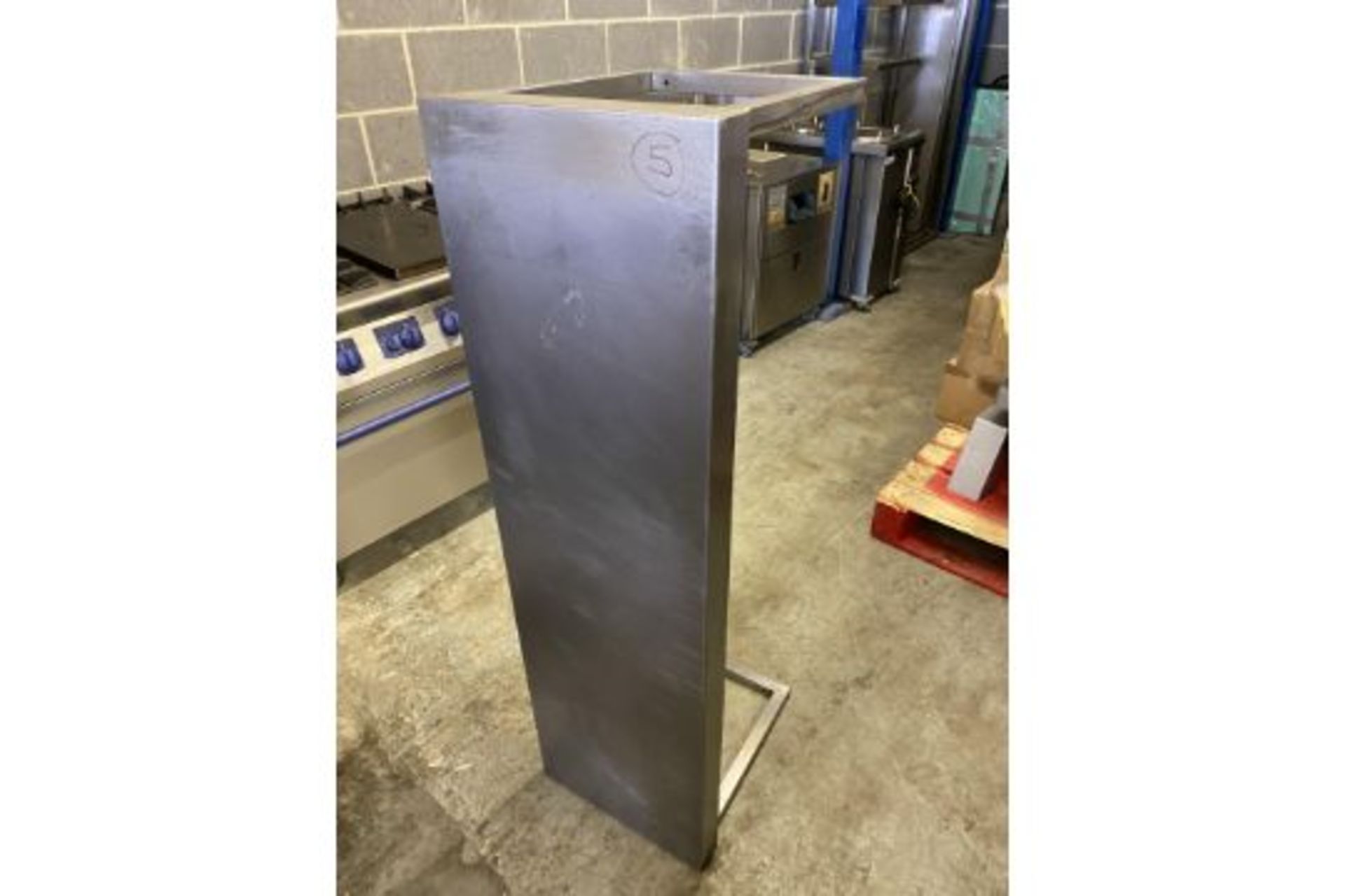 Stainless Steel Overshelf, 1350 mm x 400 mm x 470 mm High