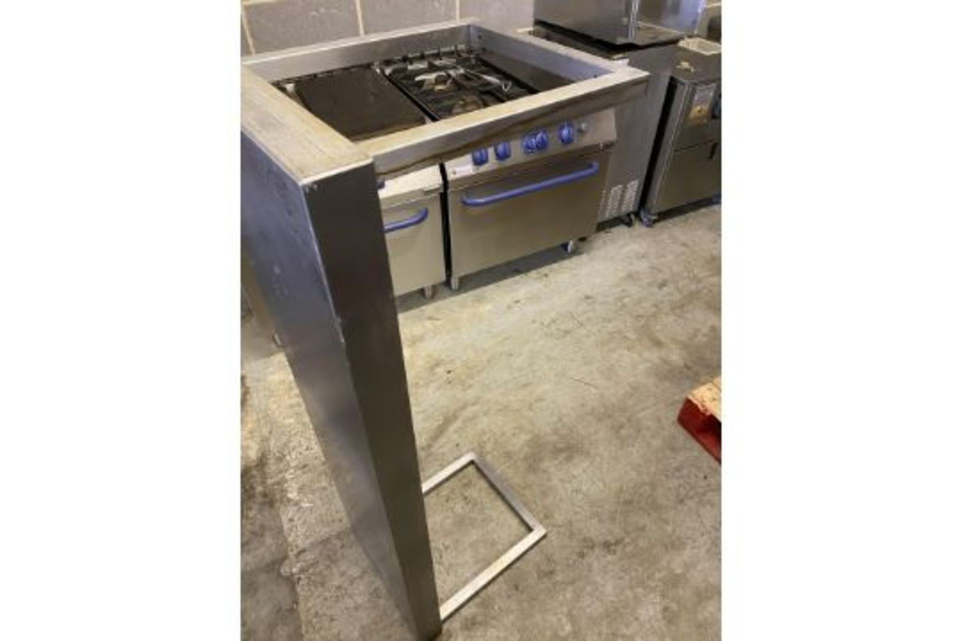 Stainless Steel Overshelf, 1350 mm x 400 mm x 470 mm High - Image 2 of 2