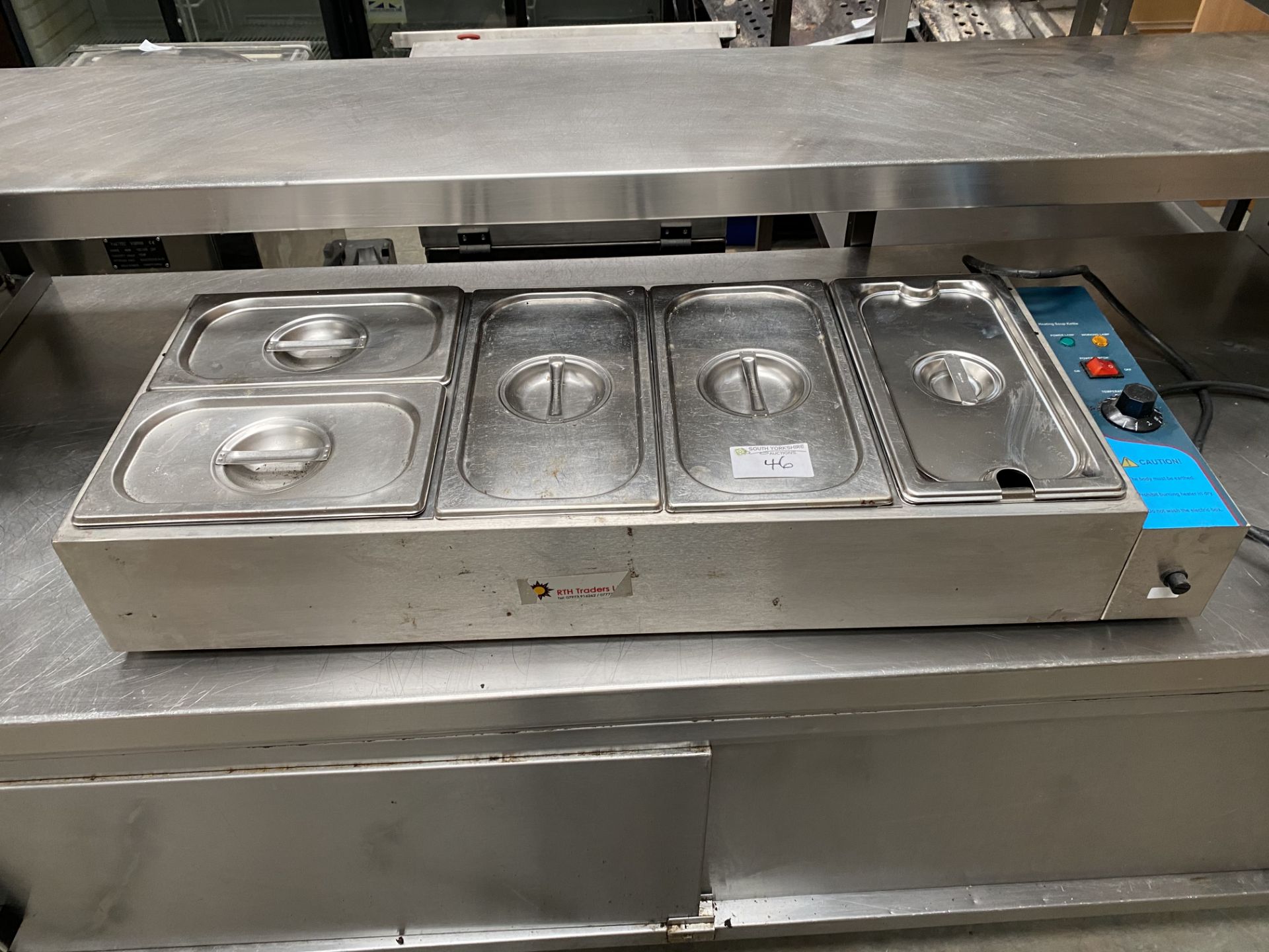 Wet Well Bain Marie with Pots and Lids