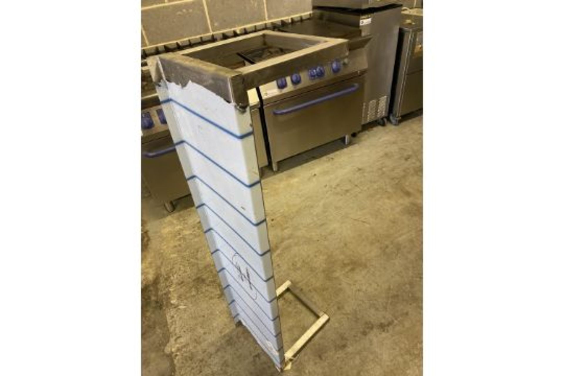 Stainless Steel Overshelf, 1200 mm x 280 mm x 300 mm High - Image 2 of 2