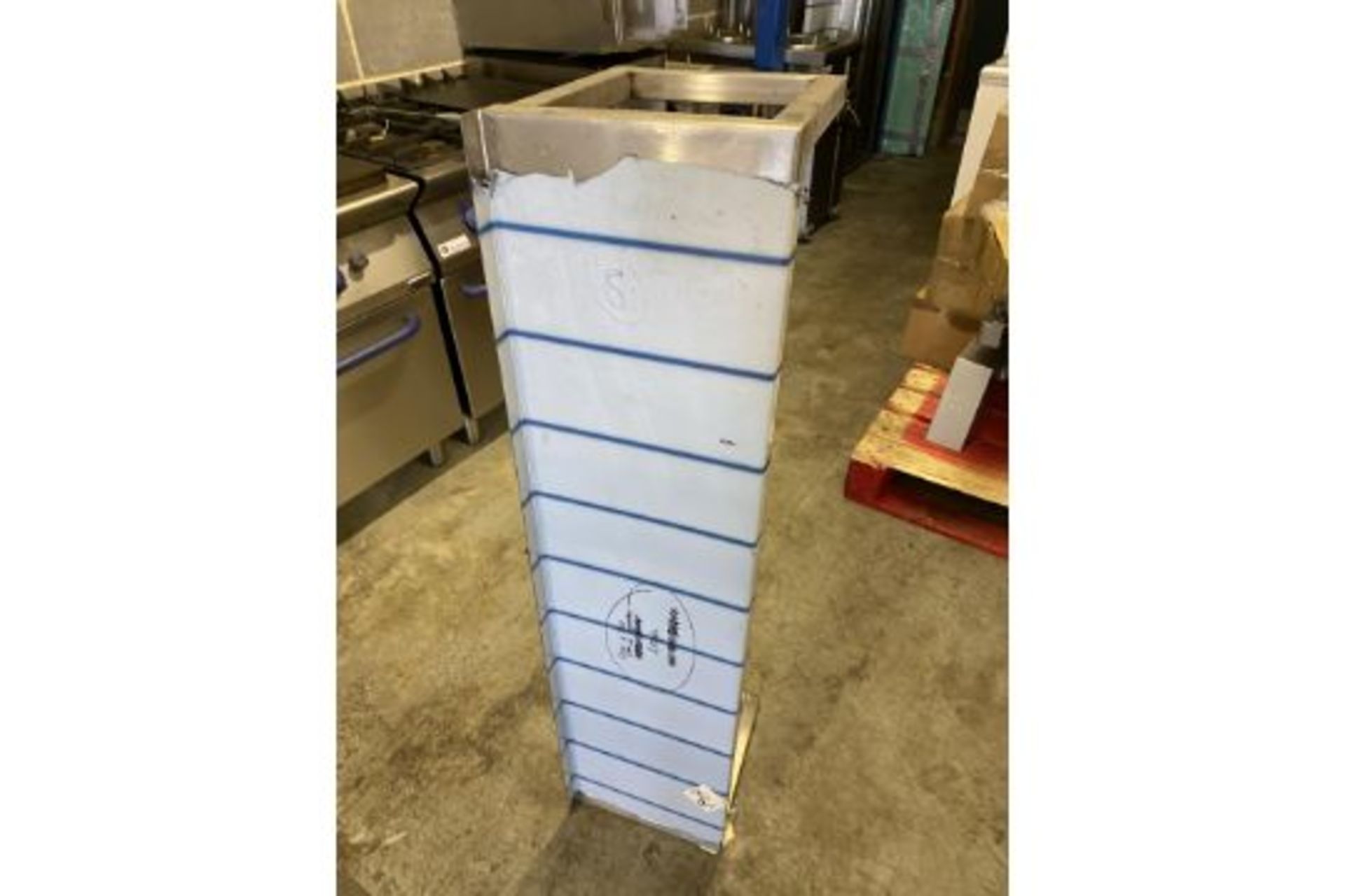 Stainless Steel Overshelf, 1200 mm x 280 mm x 300 mm High