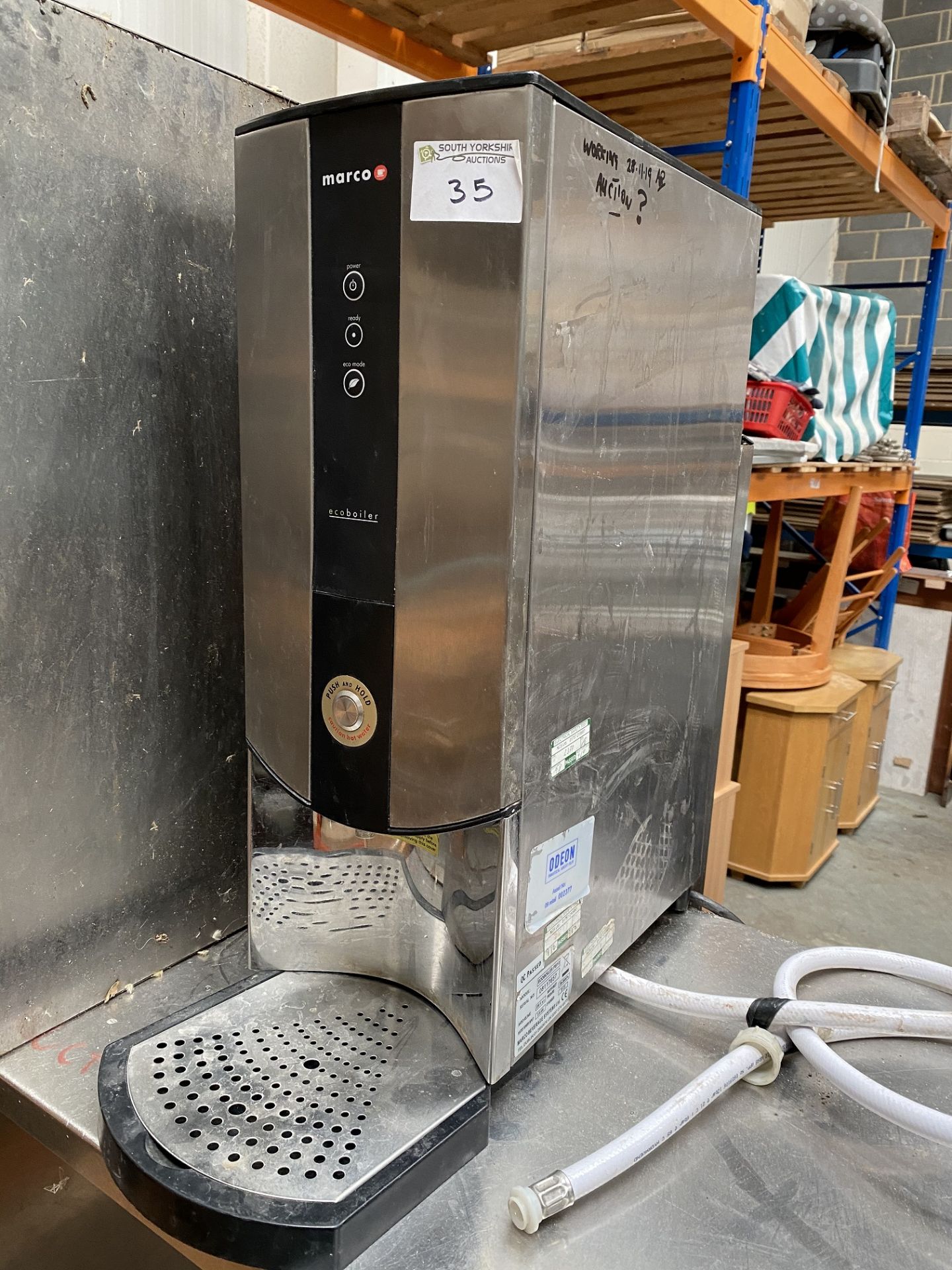 Marco Water Boiler with Drip Tray