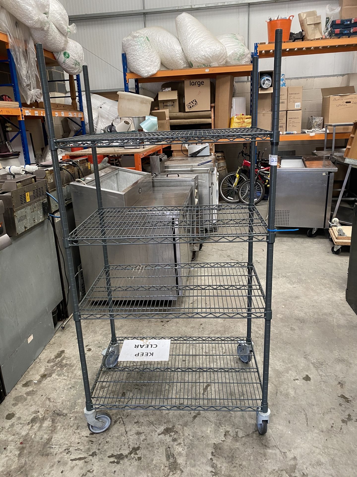 4 Tier Rack on Wheels