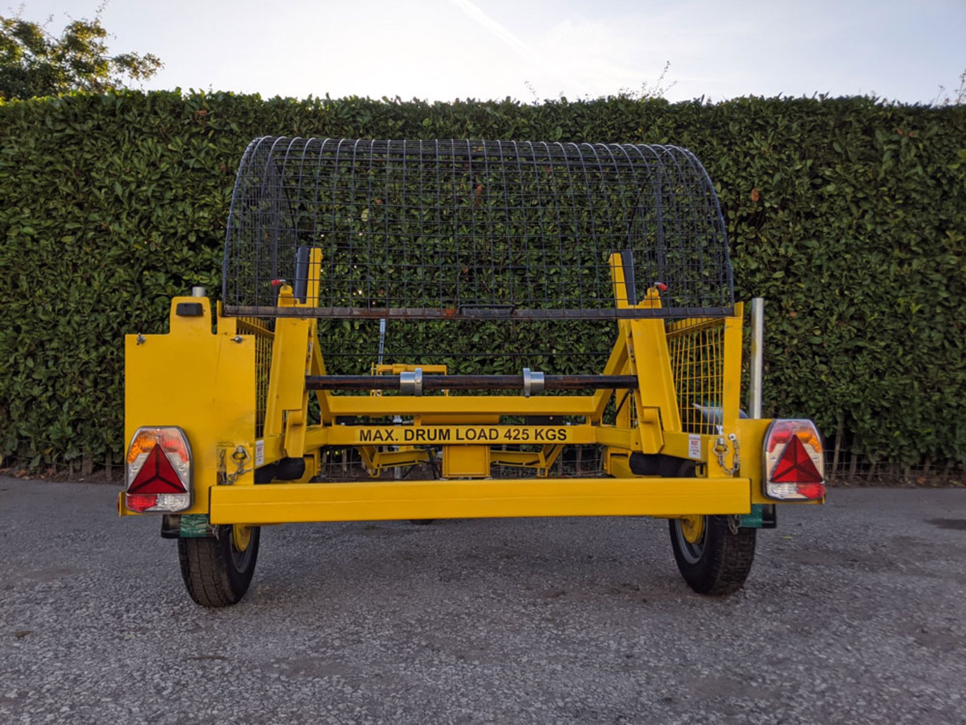 2019 SEB International CD15 Cable Drum Caged Single Axle Trailer - Image 4 of 4