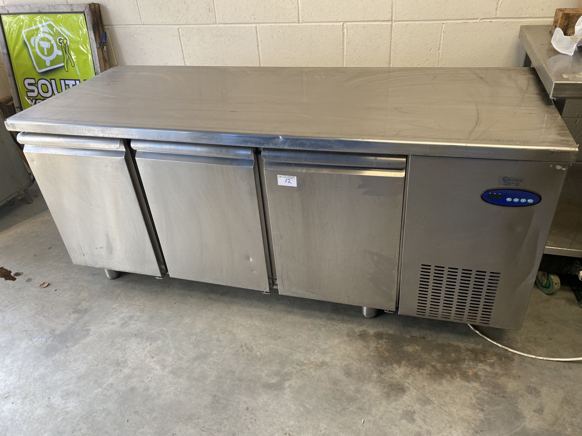 3 Door Refrigerated Prep Counter Fridge