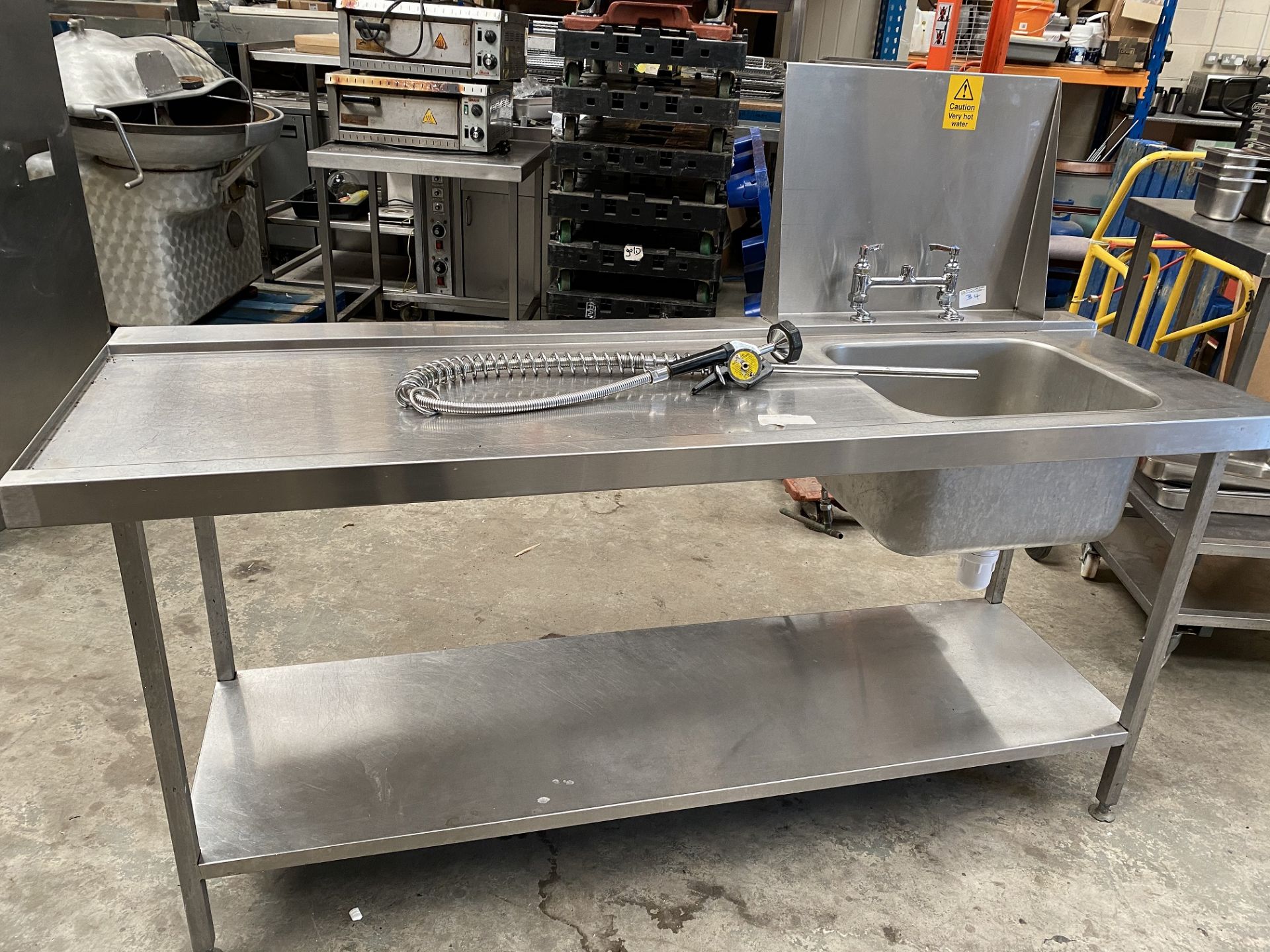 Stainless Steel Dishwasher Sink and Spray arm