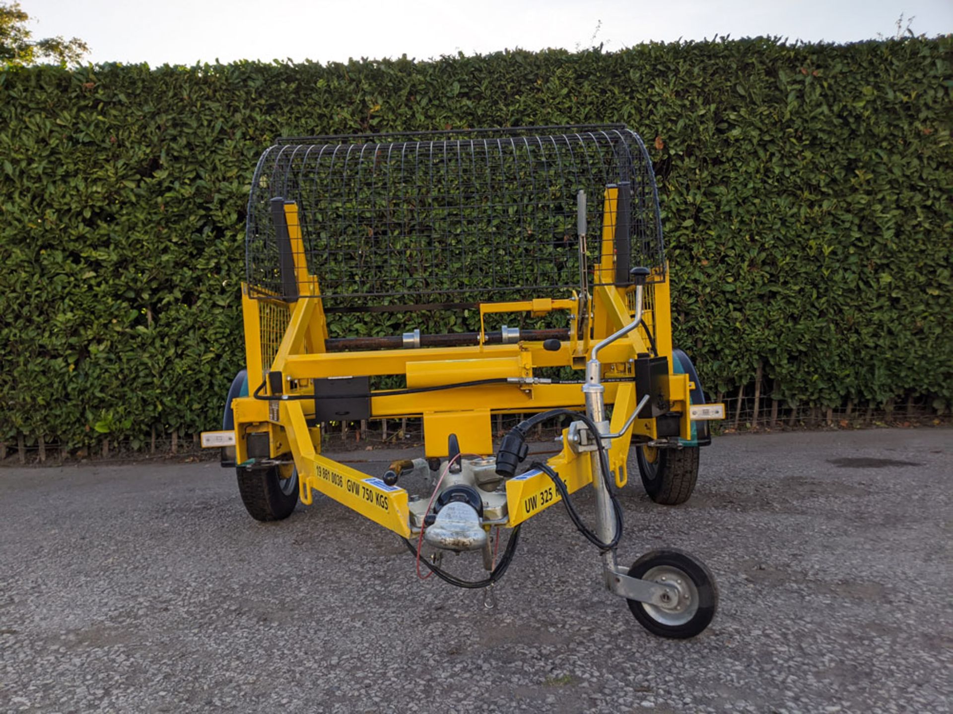 2019 SEB International CD15 Cable Drum Caged Single Axle Trailer - Image 2 of 4