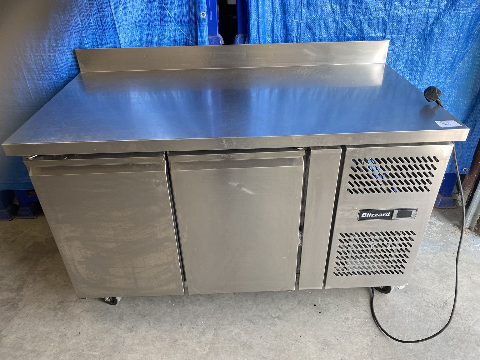 Blizzard 2 Door Refrigerated Prep Counter