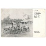 SOUTH AMERICAN MISSIONARY SOCIETY - DINNER TIME CHACO SCHOOL - POSTED & IN ACCEPTABLE CONDITION