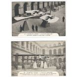 SIX ASSORTED RED CROSS FRENCH POSTCARDS IN AID OF MILITARY MUSEUM