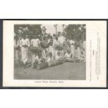 THE MISSION TO LEPERS IN INDIA AND THE EAST USED POSTCARD LEPERS' BAND PURULIA INDIA