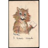 I HAVE READ BY LOUIS WAIN EARLY POSTCARD IN ACCEPTABLE CONDITION