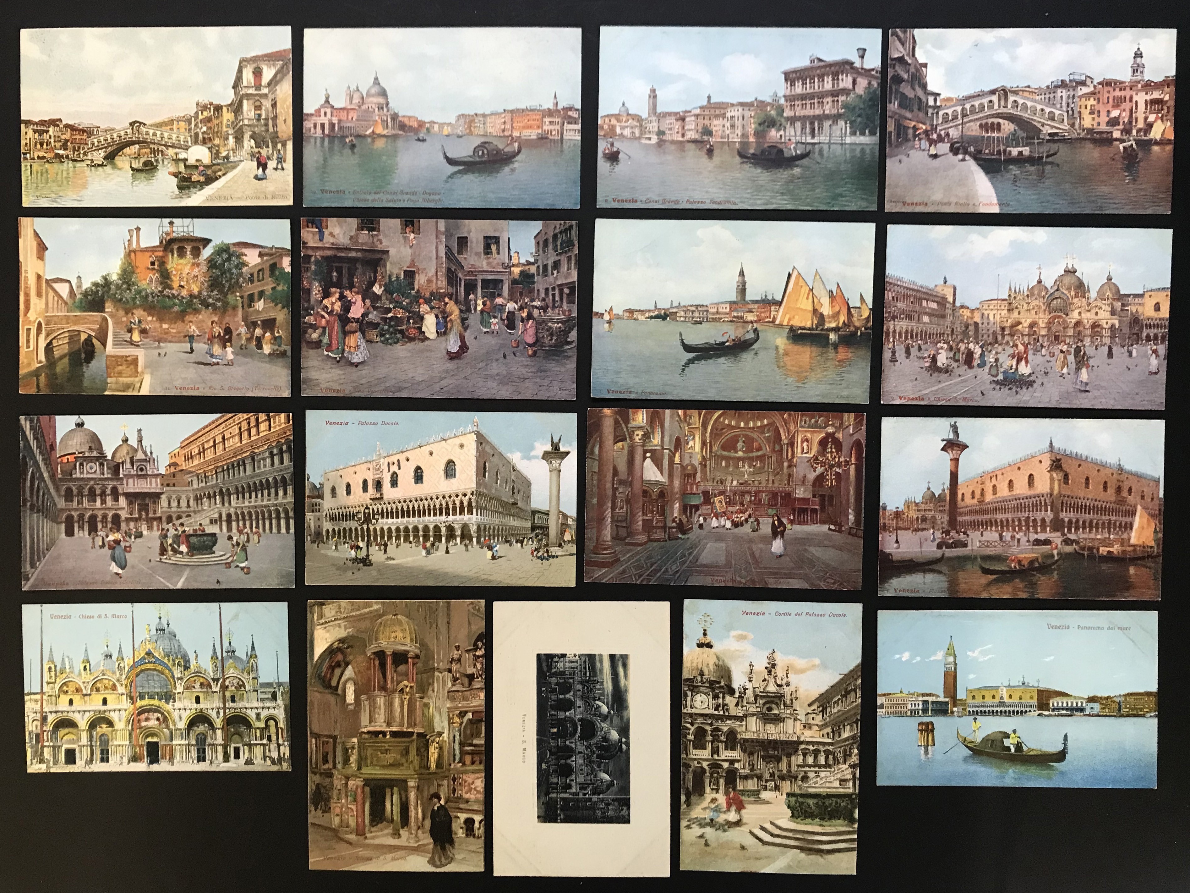 SELECTION OF ITALIAN VENICE RELATED POSTCARDS